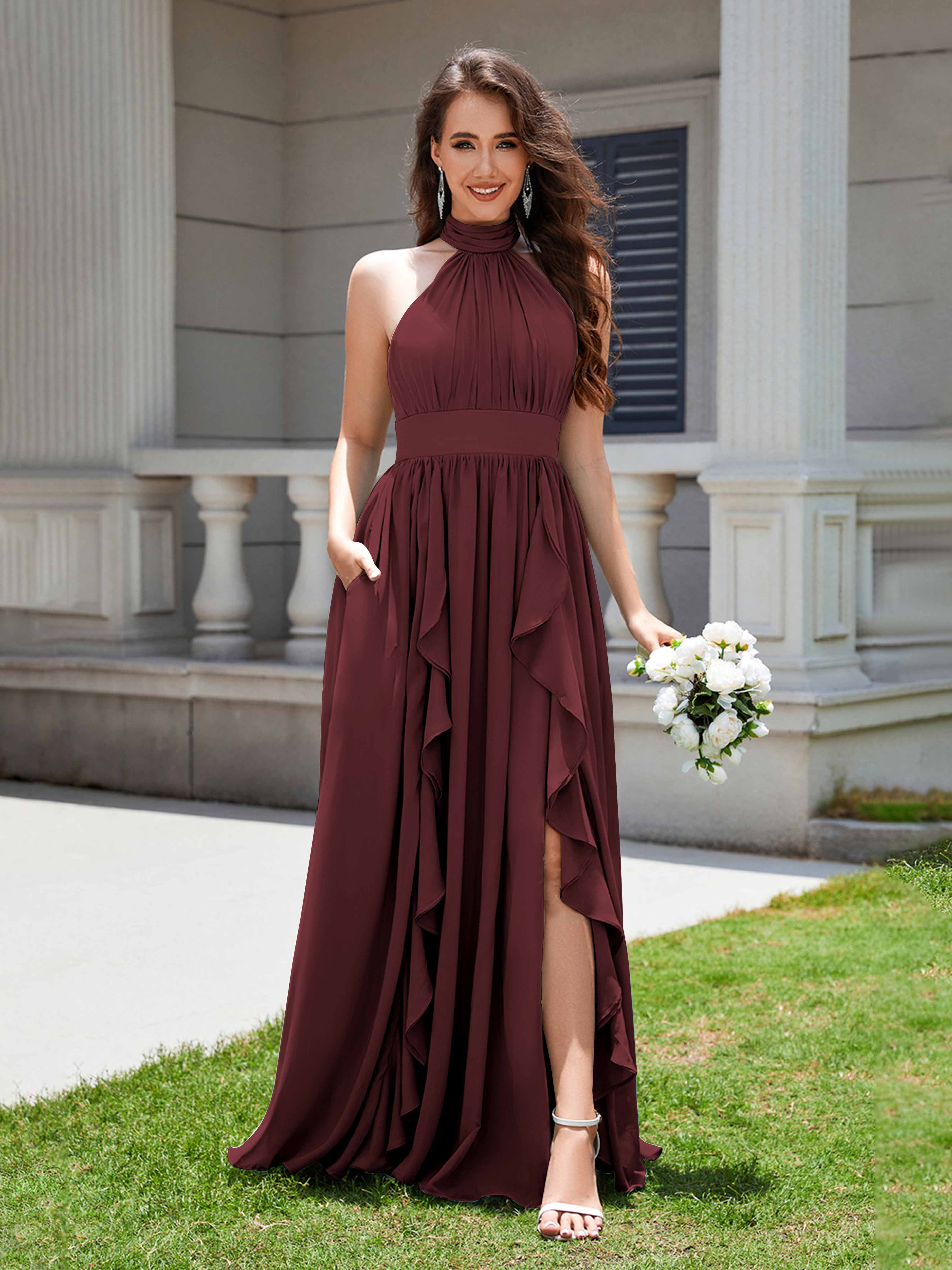 Women's Chiffon Dress Bbonlinedress Women's Chiffon Halter Maxi Dress - Wedding Guest, Prom, Beach Party Beach Party Prom Dress Summer Women's Chiffon Dress Bbonlinedress Women's Chiffon Halter Maxi Dress - Wedding Guest, Prom, Beach Party Beach Party Prom Dress Summer