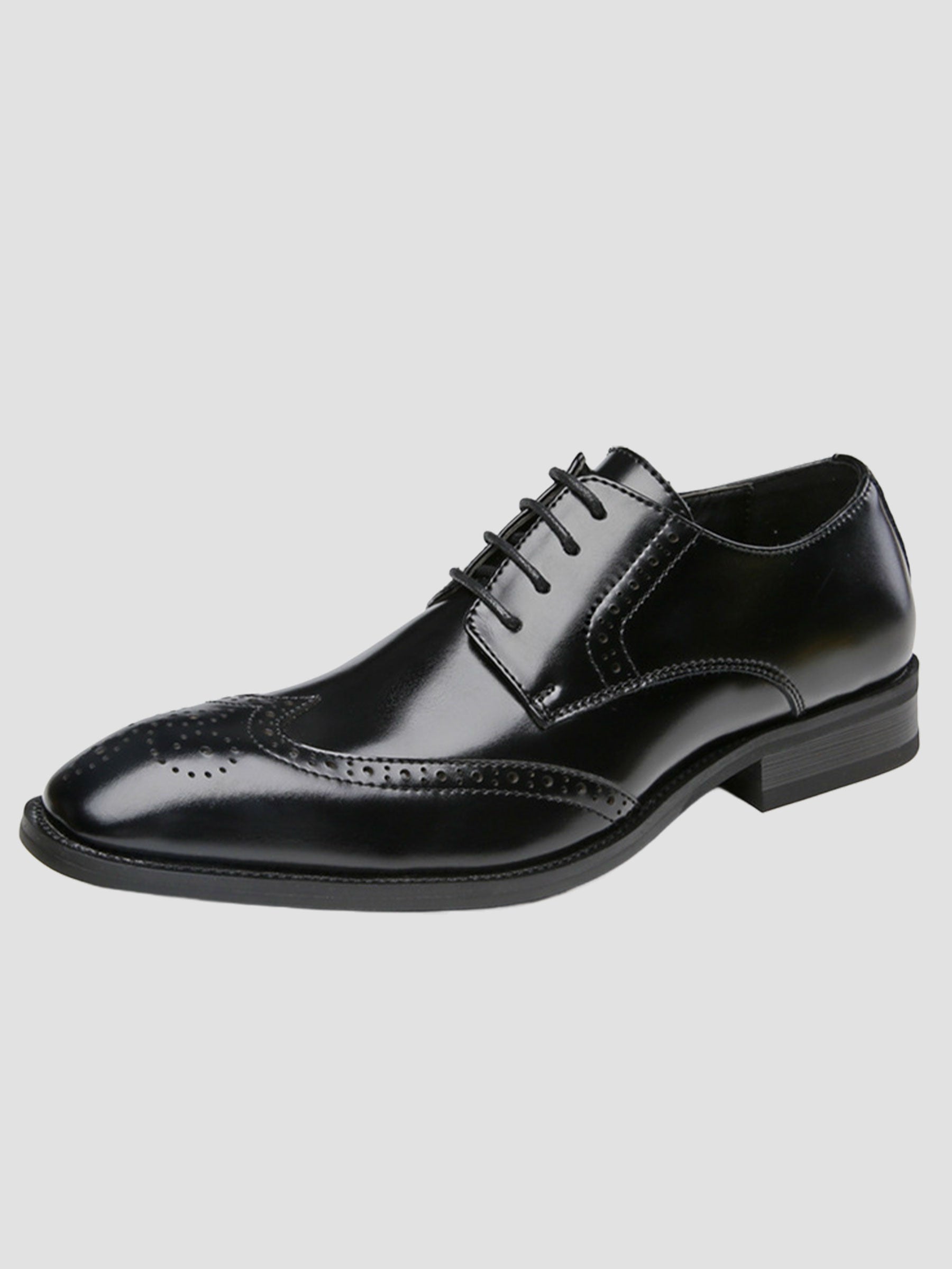 Men’s Classic Wingtip Derby Dress Shoes
