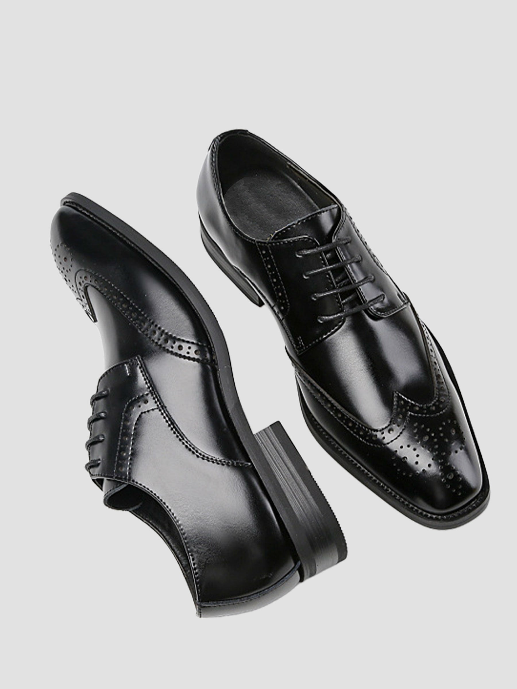 Men’s Classic Wingtip Derby Dress Shoes