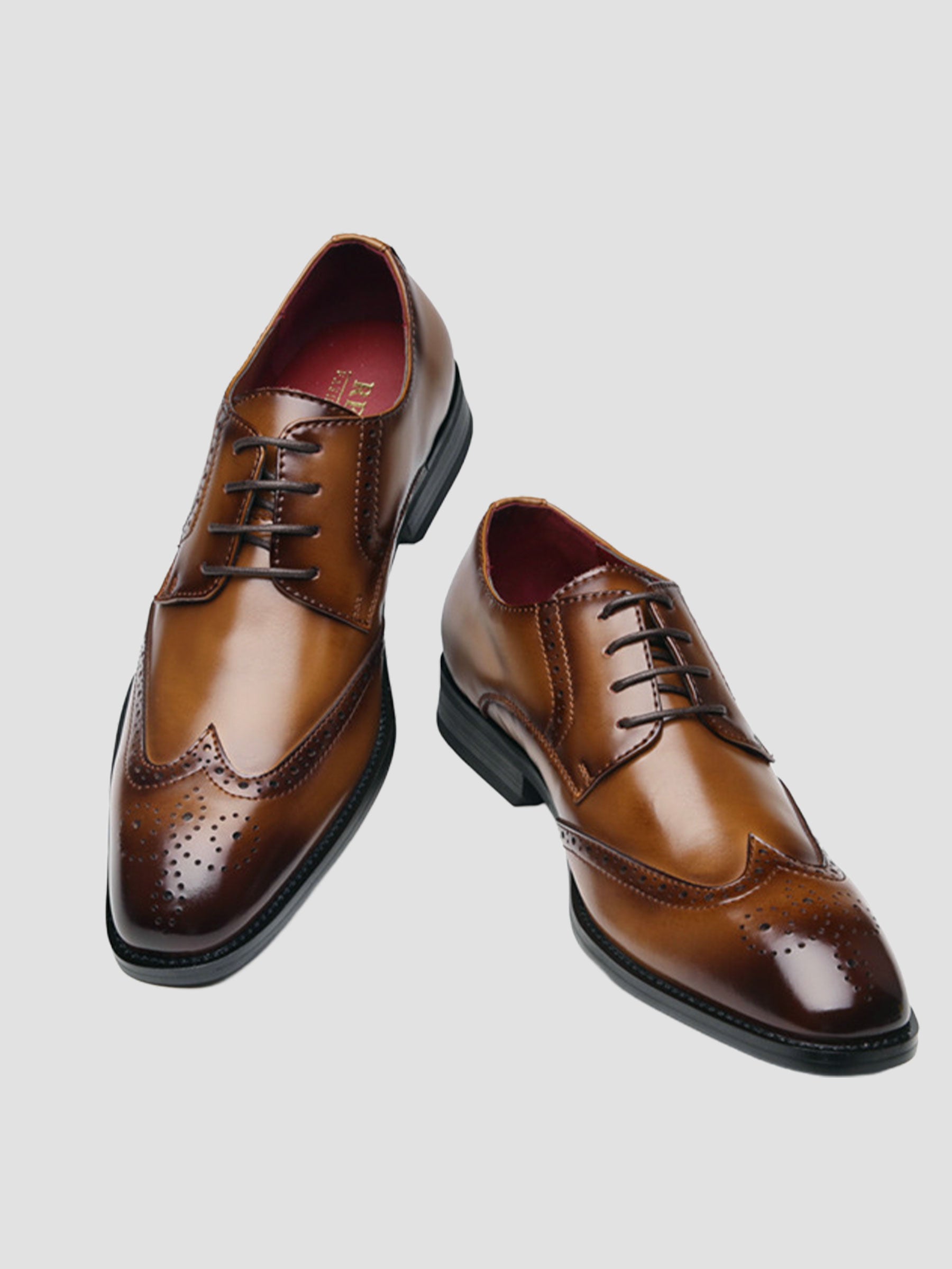 Men’s Classic Wingtip Derby Dress Shoes