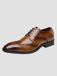 Men’s Classic Wingtip Derby Dress Shoes