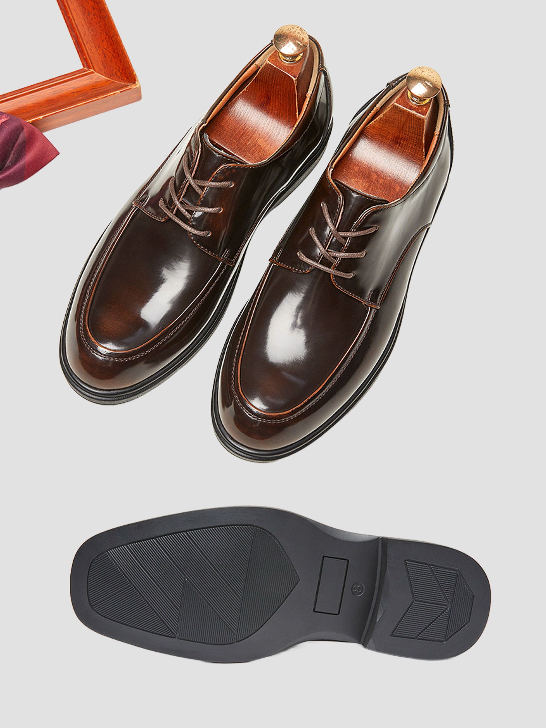 Men’s Patent Leather Penny Loafers