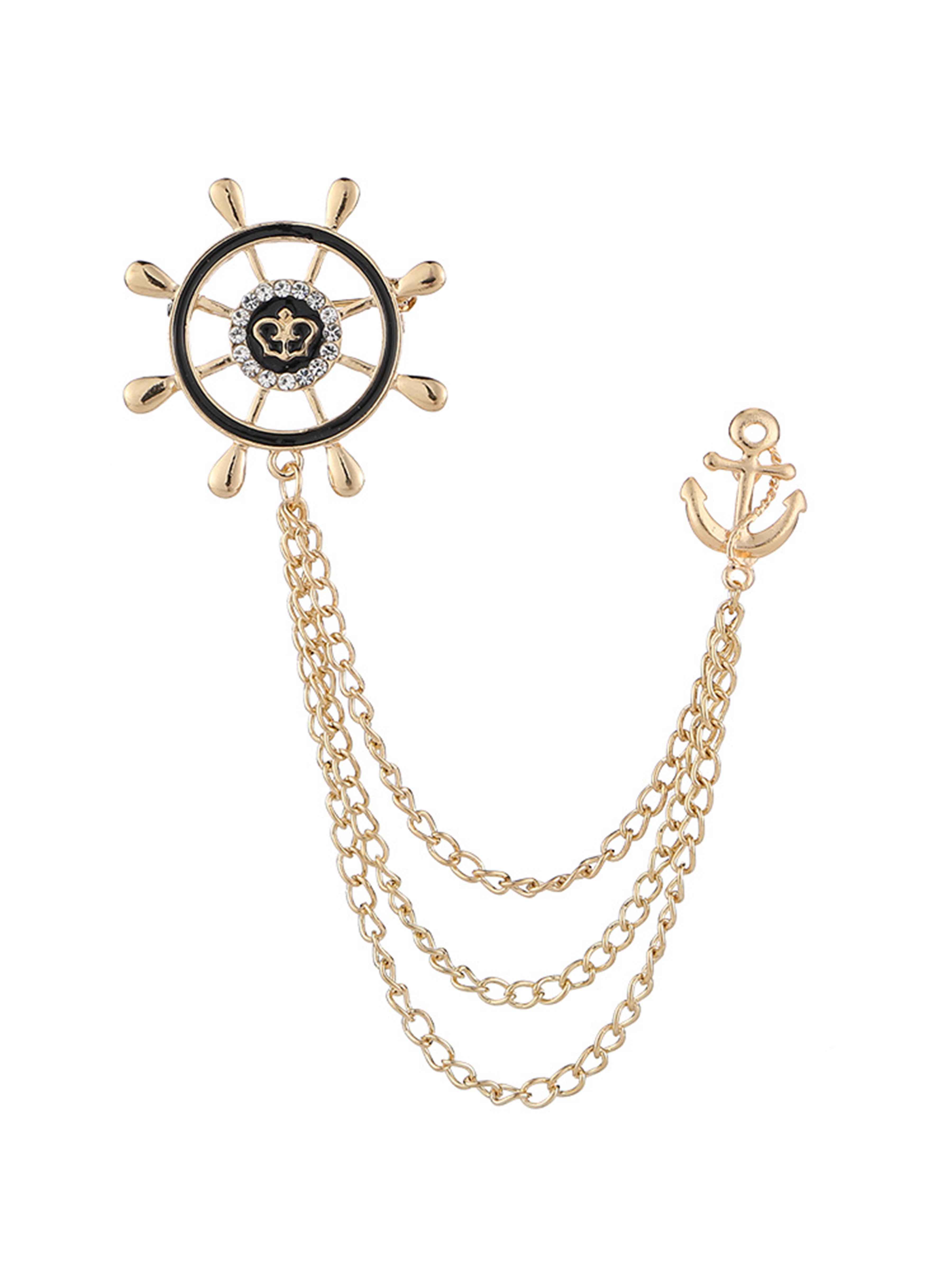 Modern Gold Men's Brooches & Lapel Pins