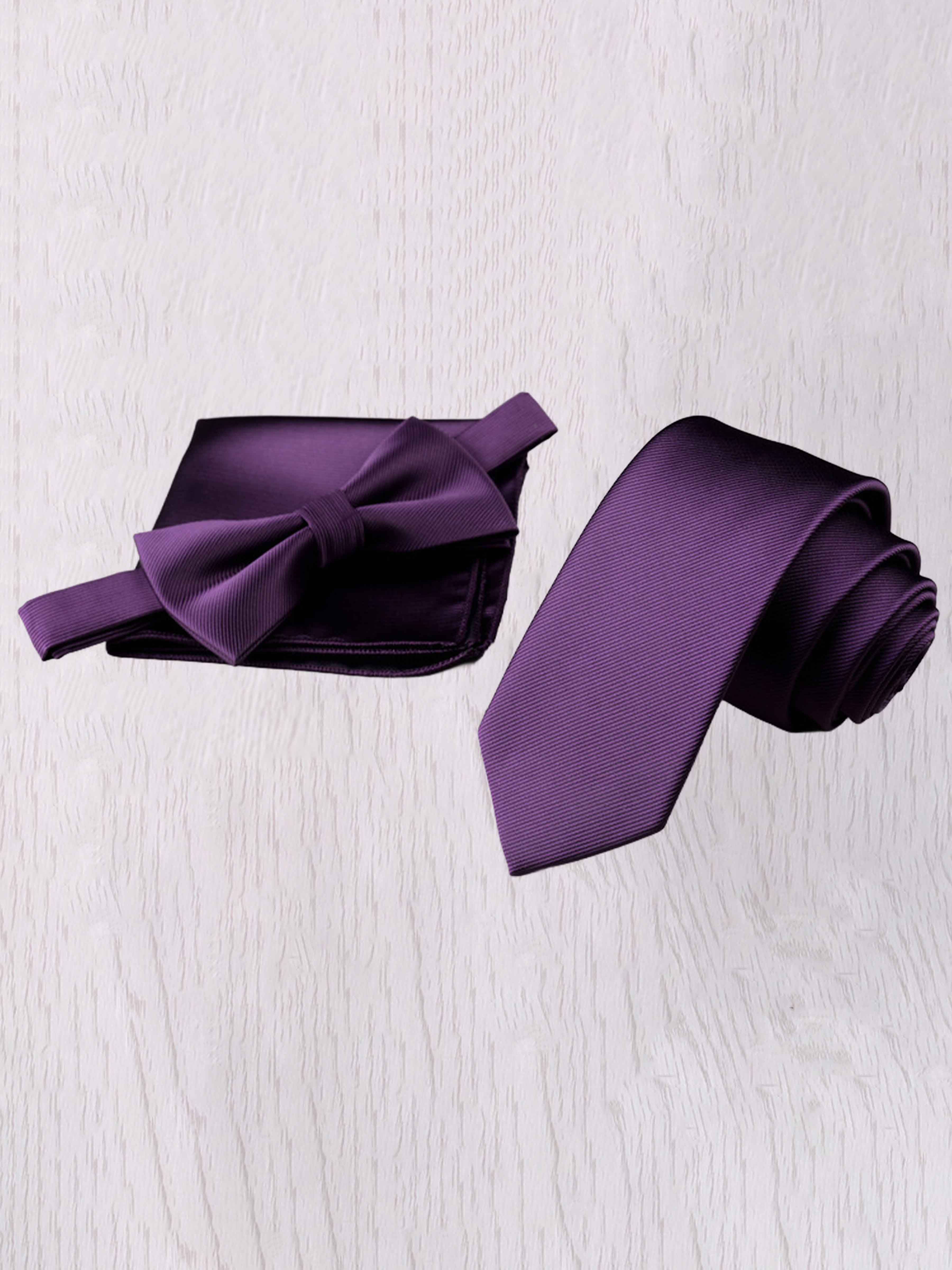 Classic Men's Modern Satin Tie Sets