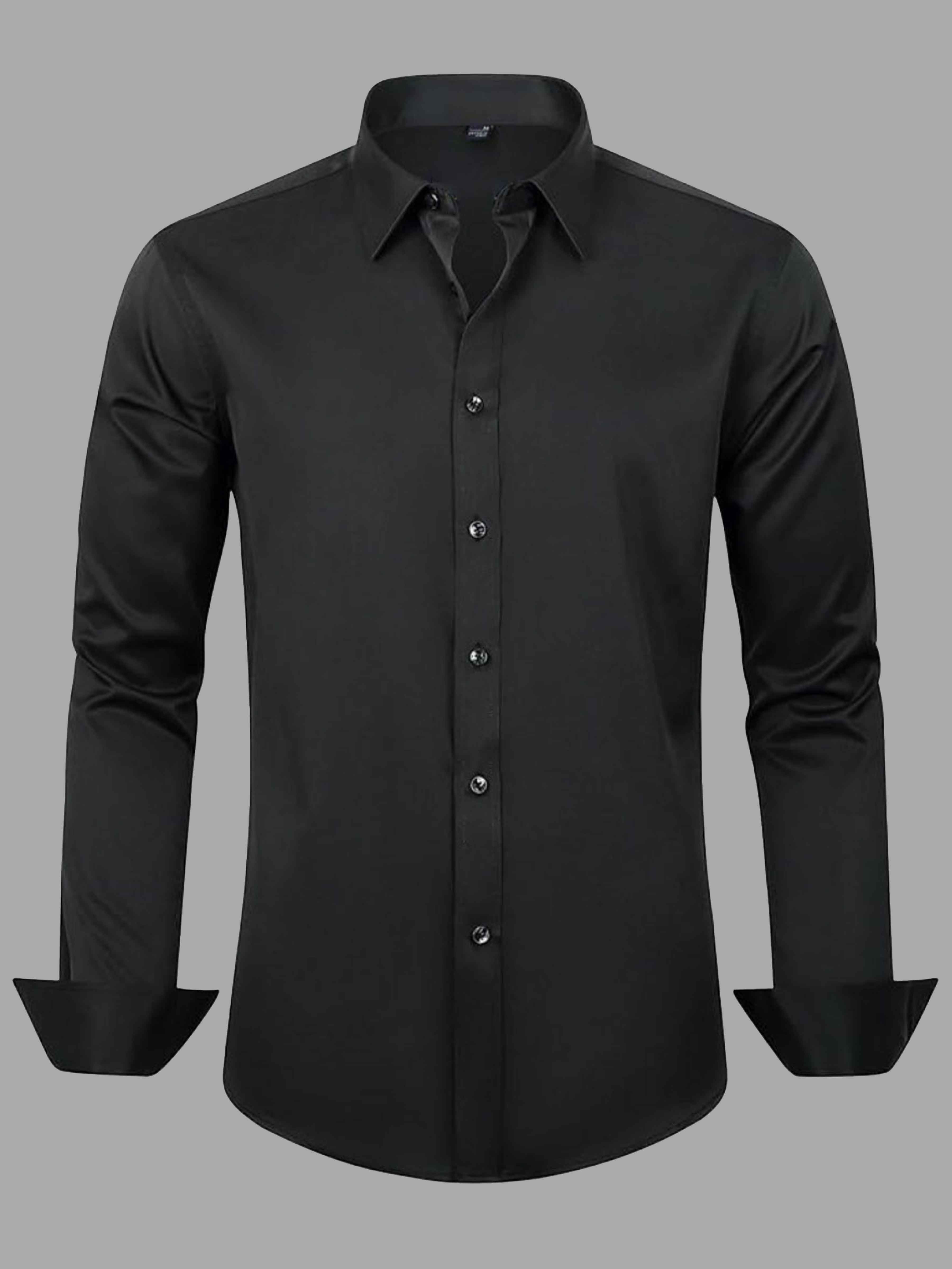 Men's Stretch Non-Iron Dress Shirt for Wedding & Prom