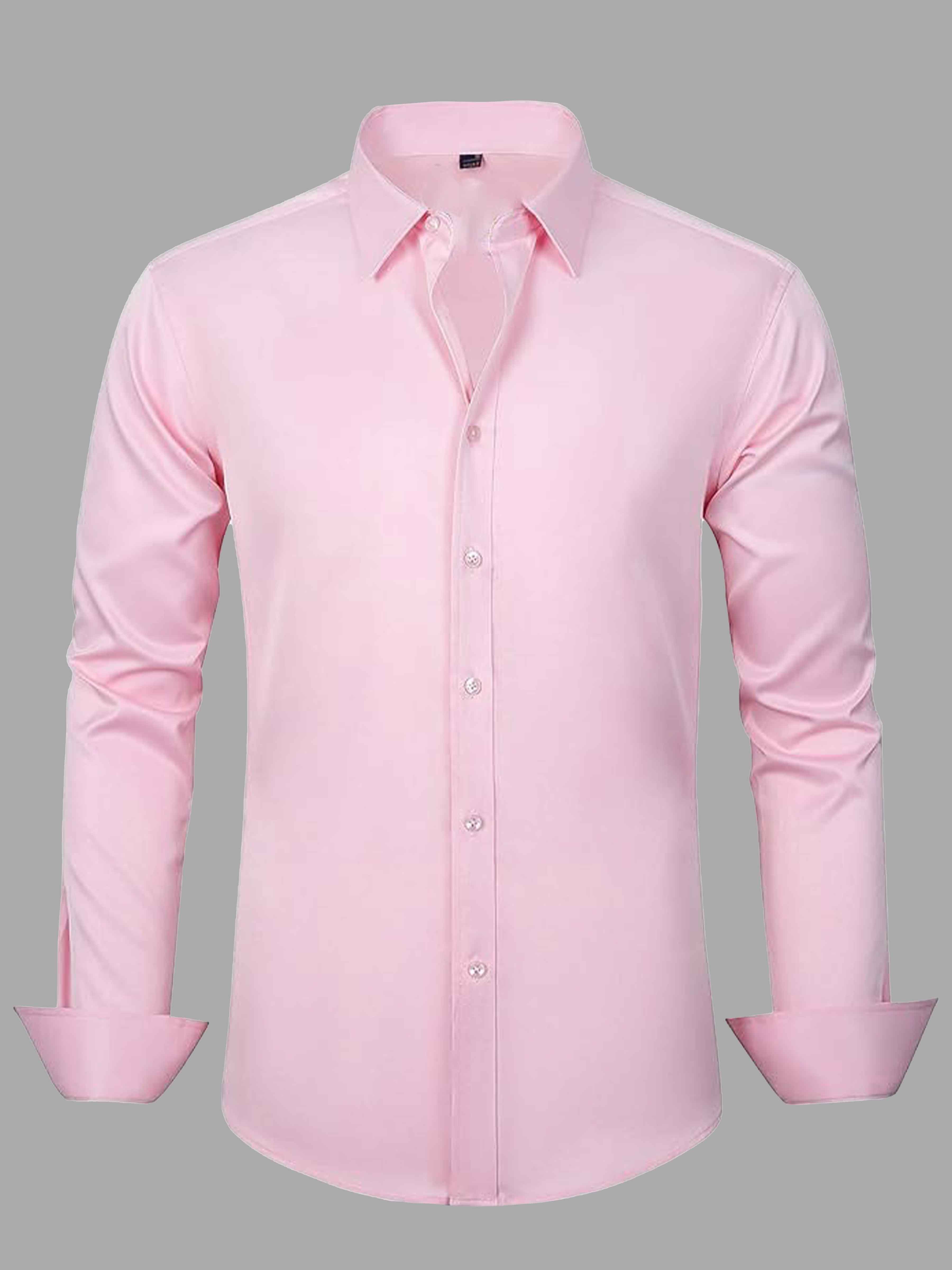 Men's Stretch Non-Iron Dress Shirt for Wedding & Prom