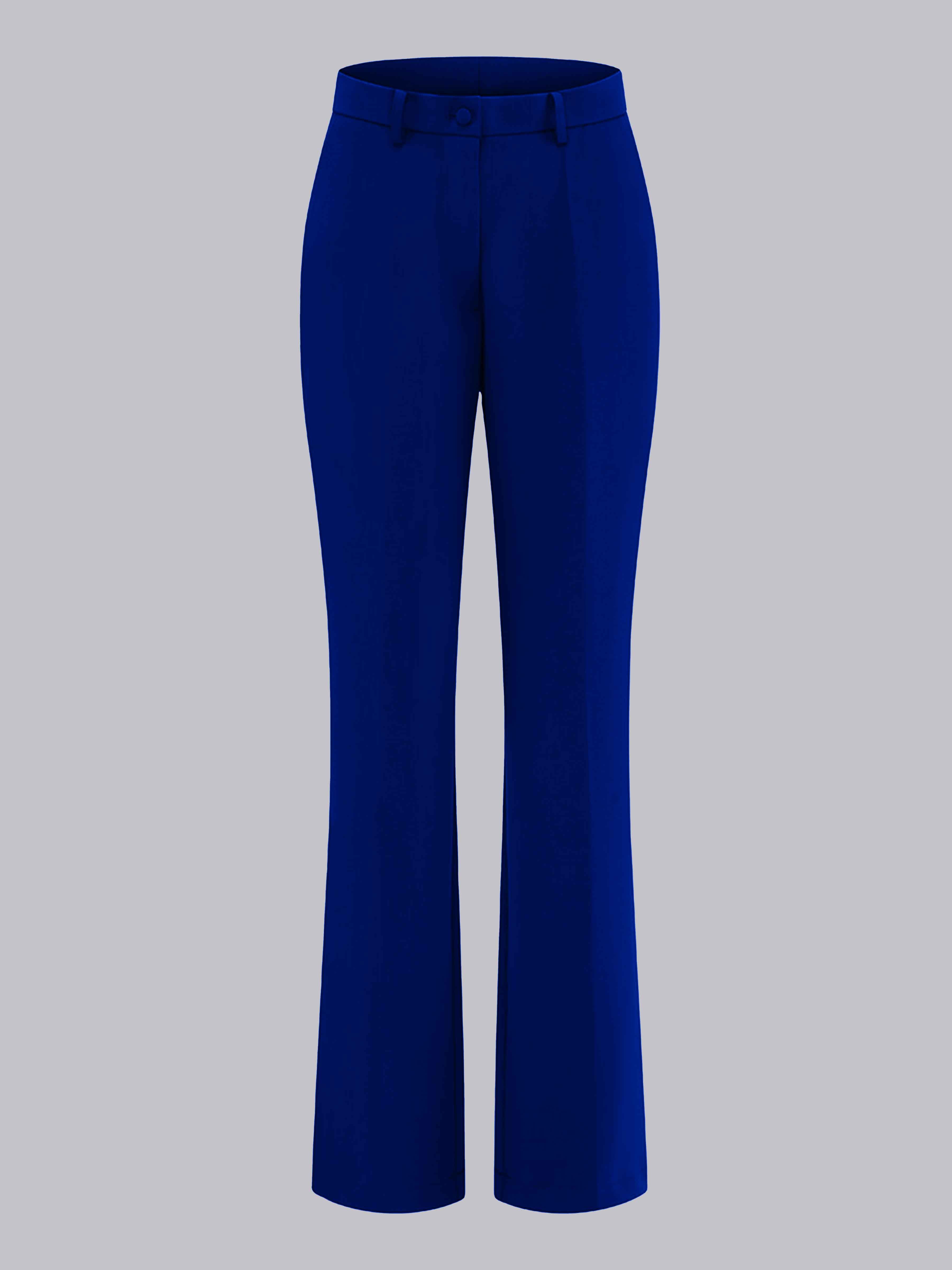 Stylish Women's Slim Fit Flared Trousers