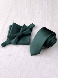 Classic Men's Modern Satin Tie Sets