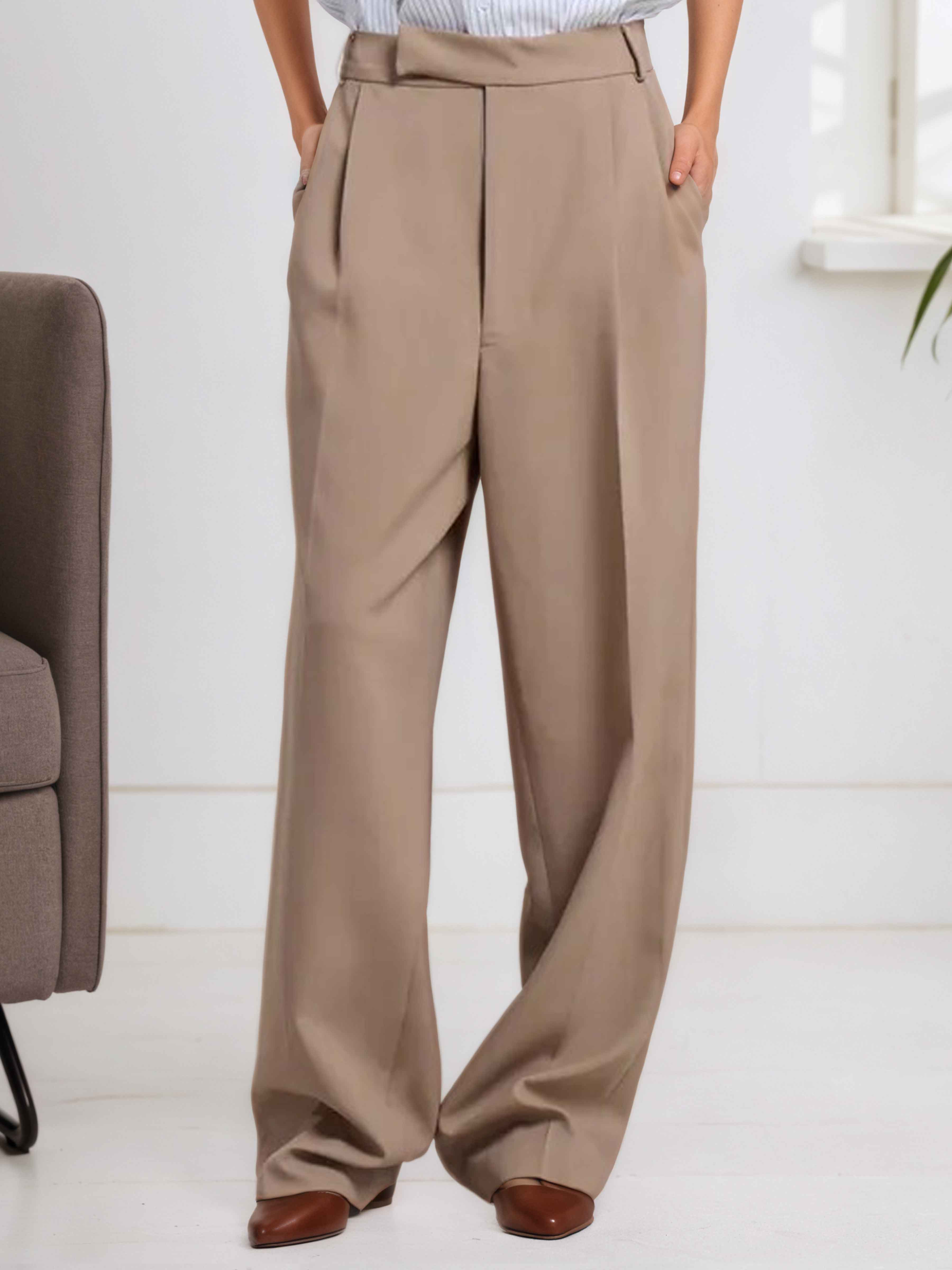 Timeless Women's Wide Leg Suit Trousers
