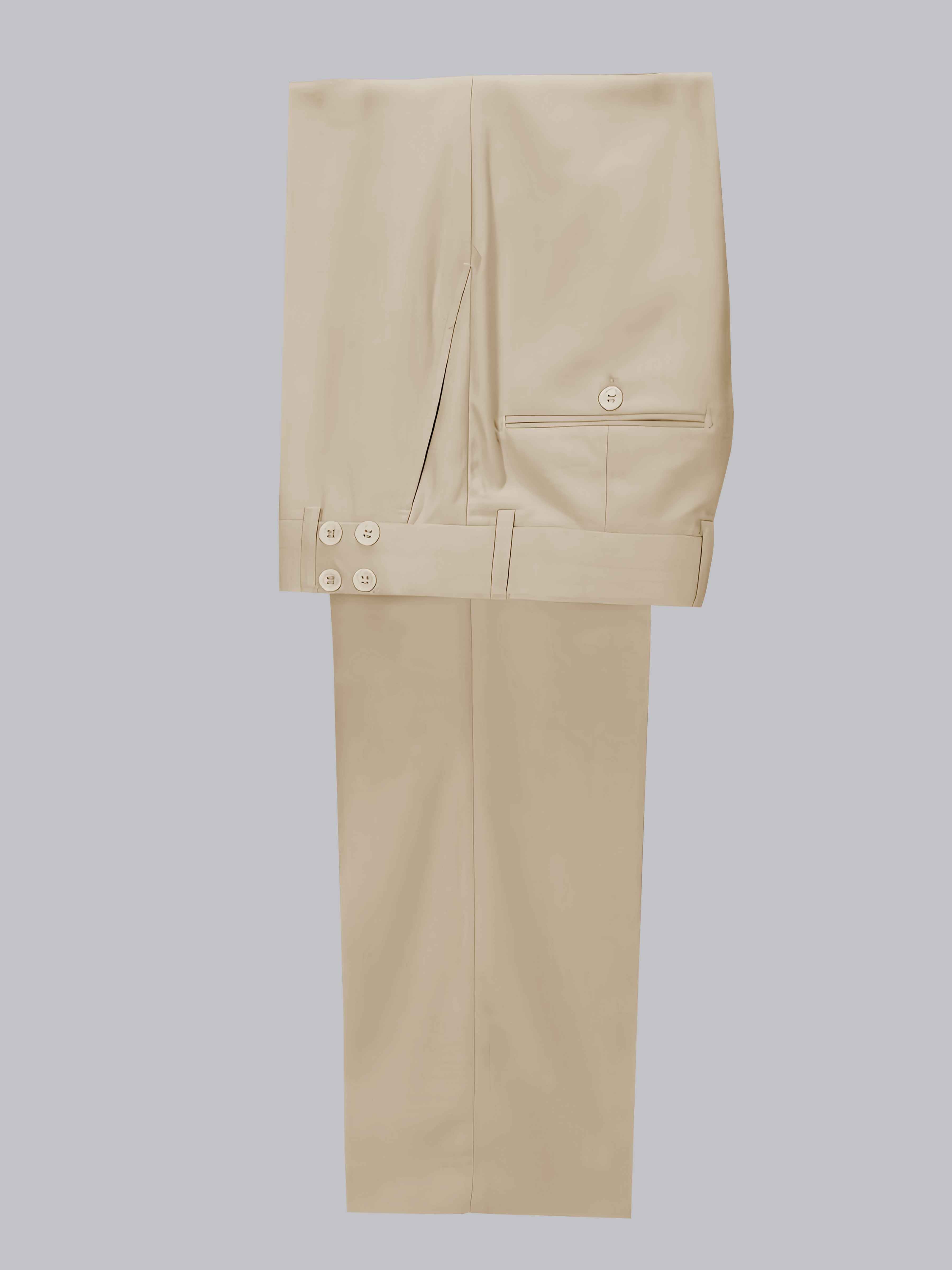 Versatile Men's Straight Leg Plain Standard Fit Pants