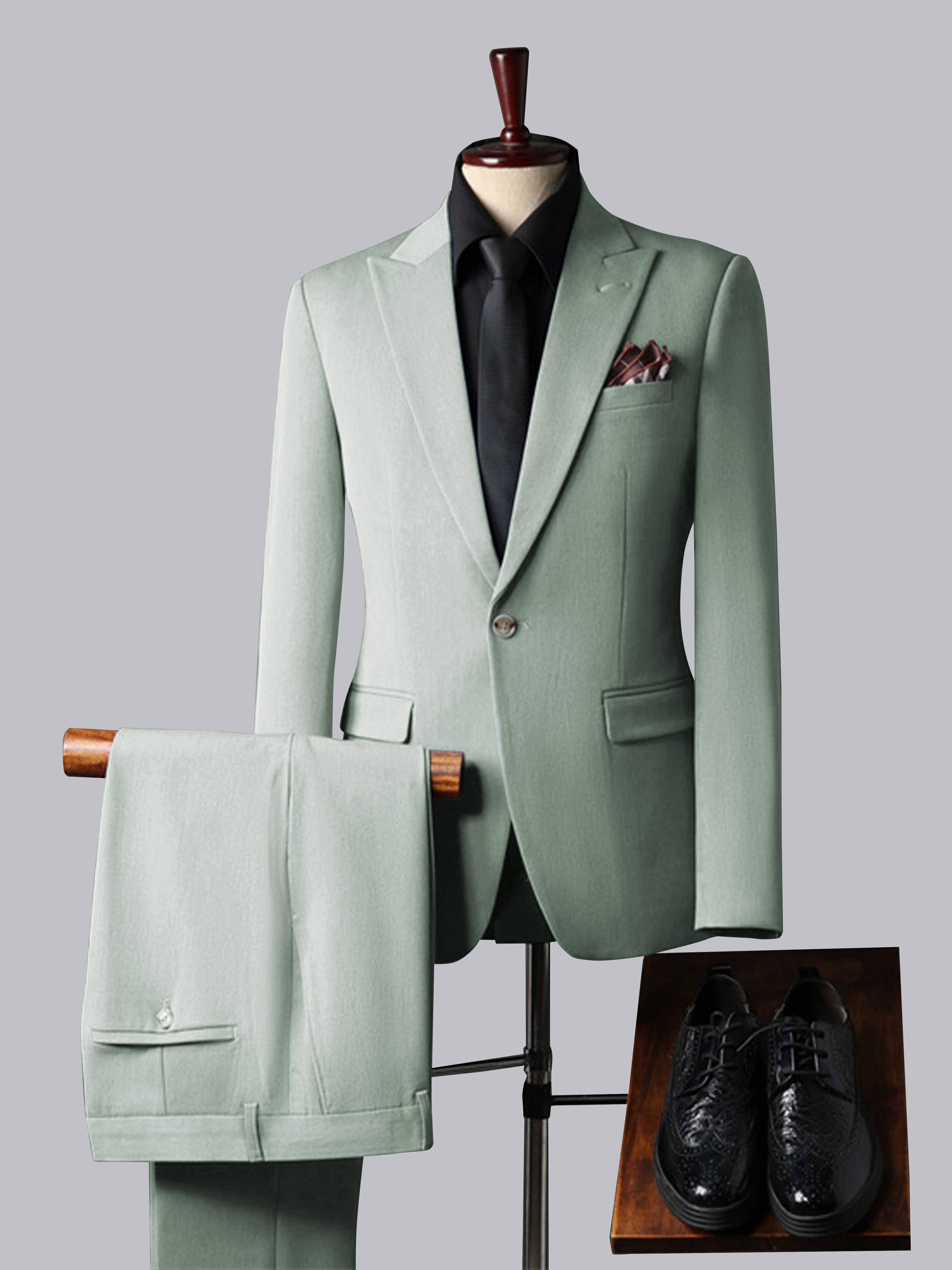 Men's Tailored Fit Single Breasted One-Button 3 Pieces Wedding Suits
