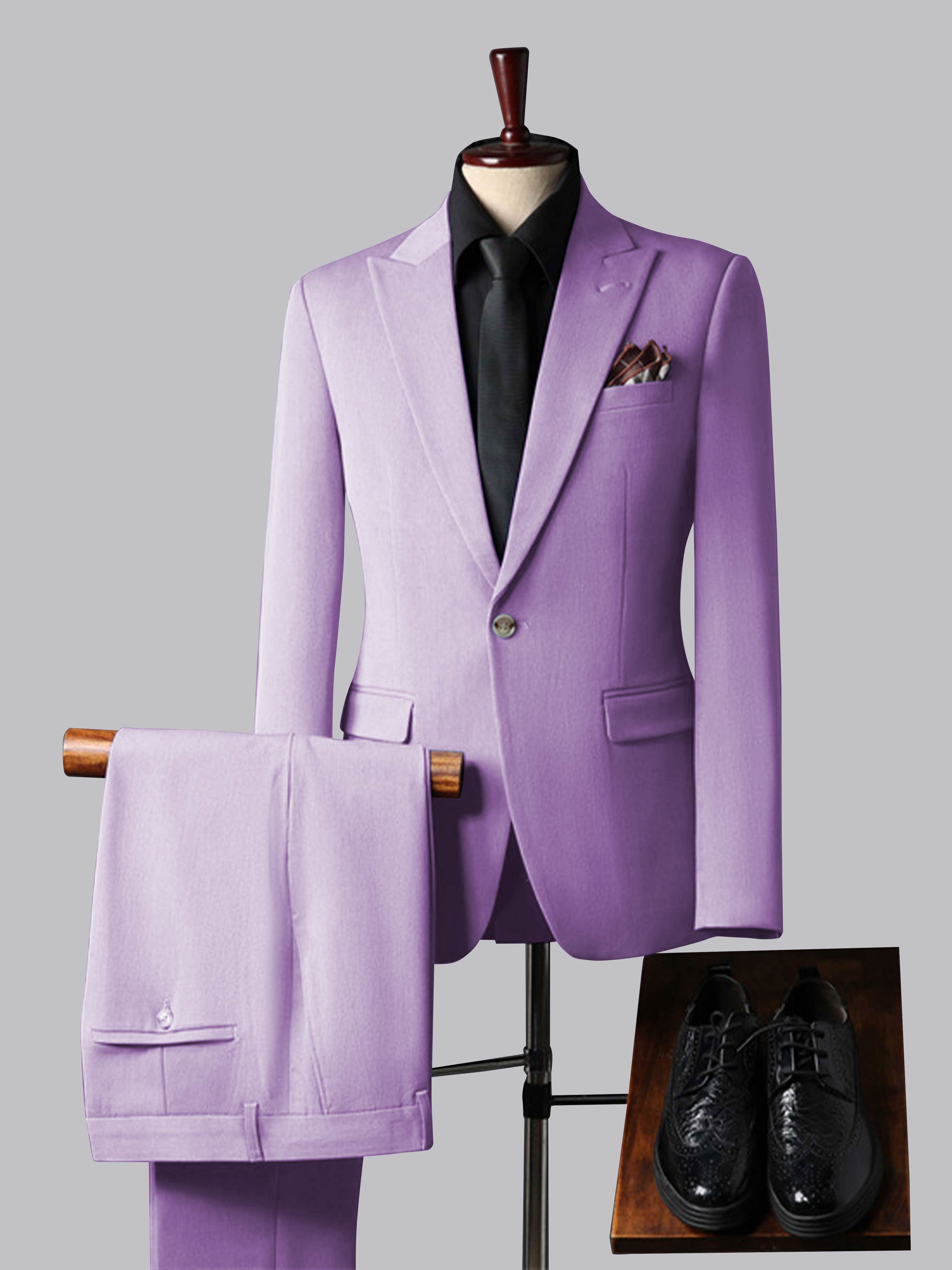 Men's Tailored Fit Single Breasted One-Button 3 Pieces Wedding Suits