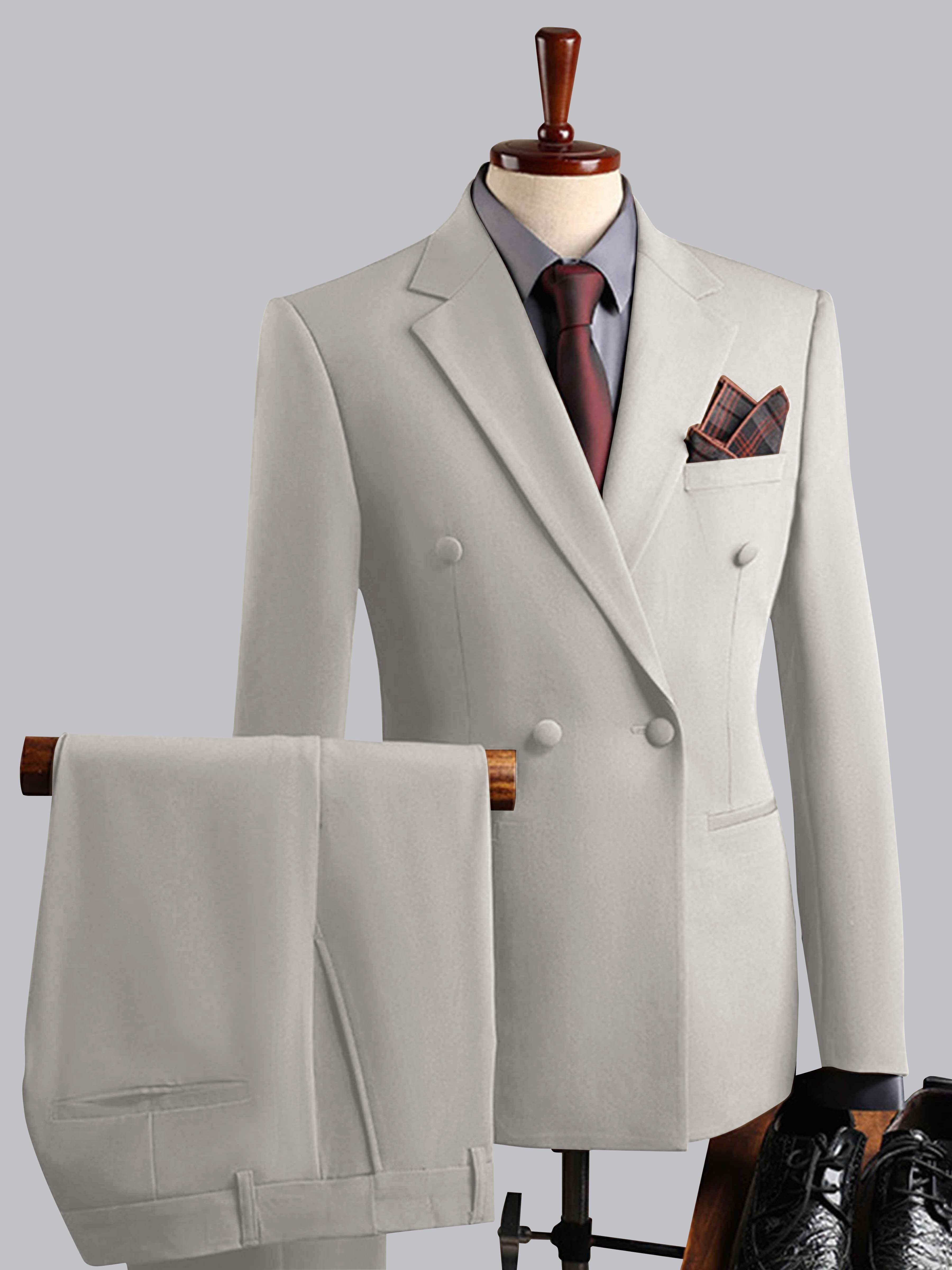 Elegant Men's Double Breasted 3 Pieces Wedding Suits