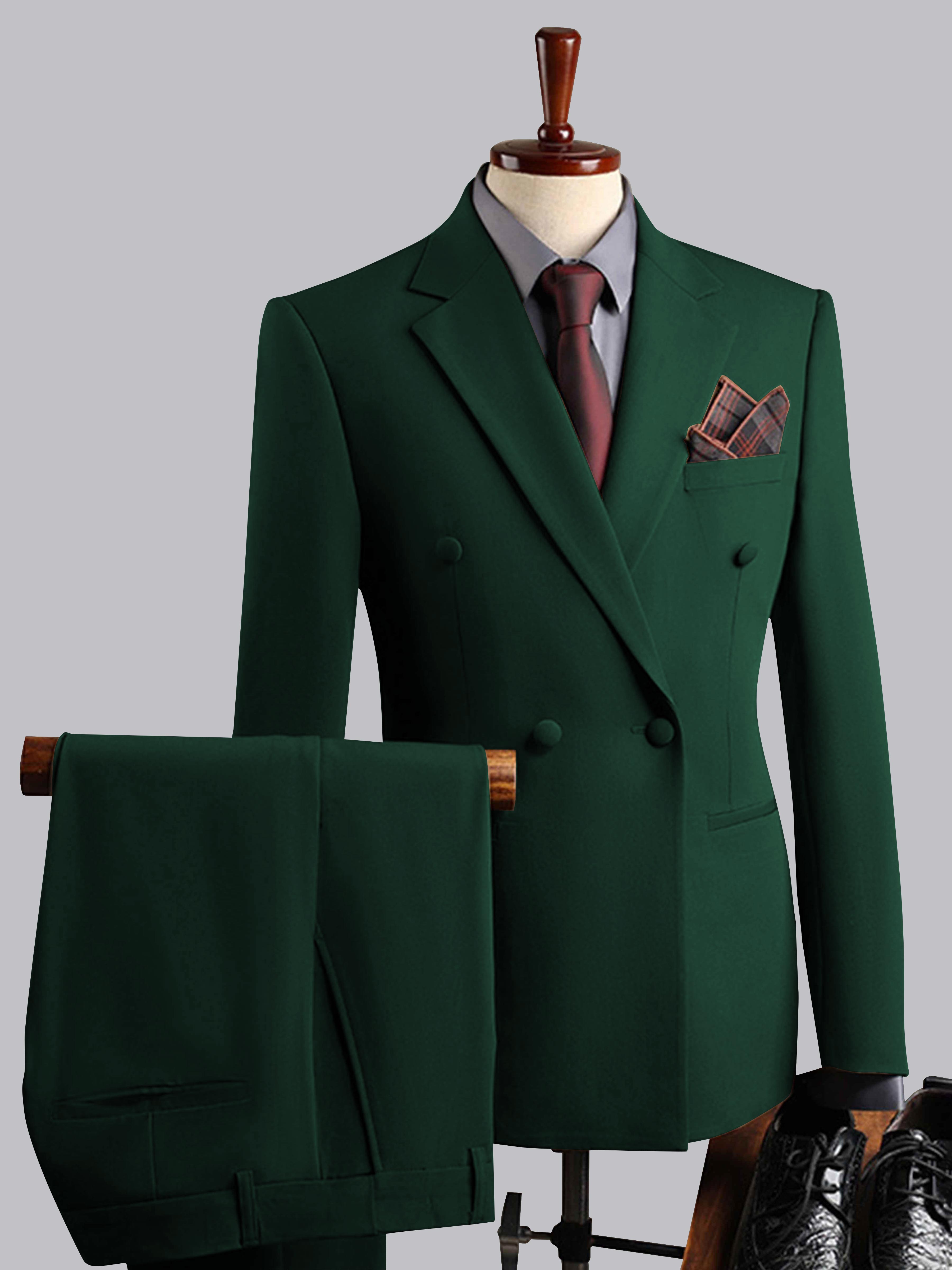 Elegant Men's Double Breasted 3 Pieces Wedding Suits