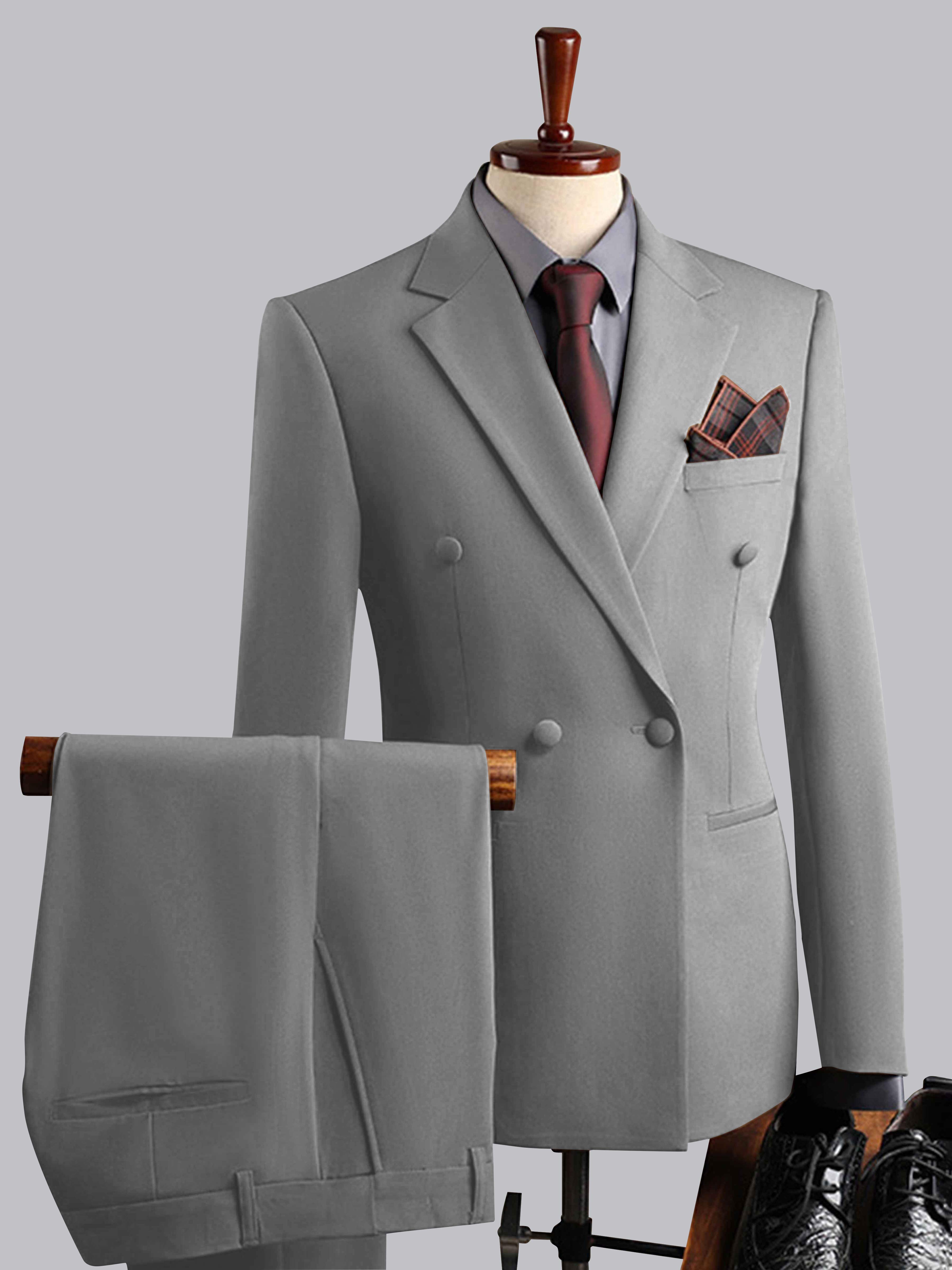 Elegant Men's Double Breasted 3 Pieces Wedding Suits