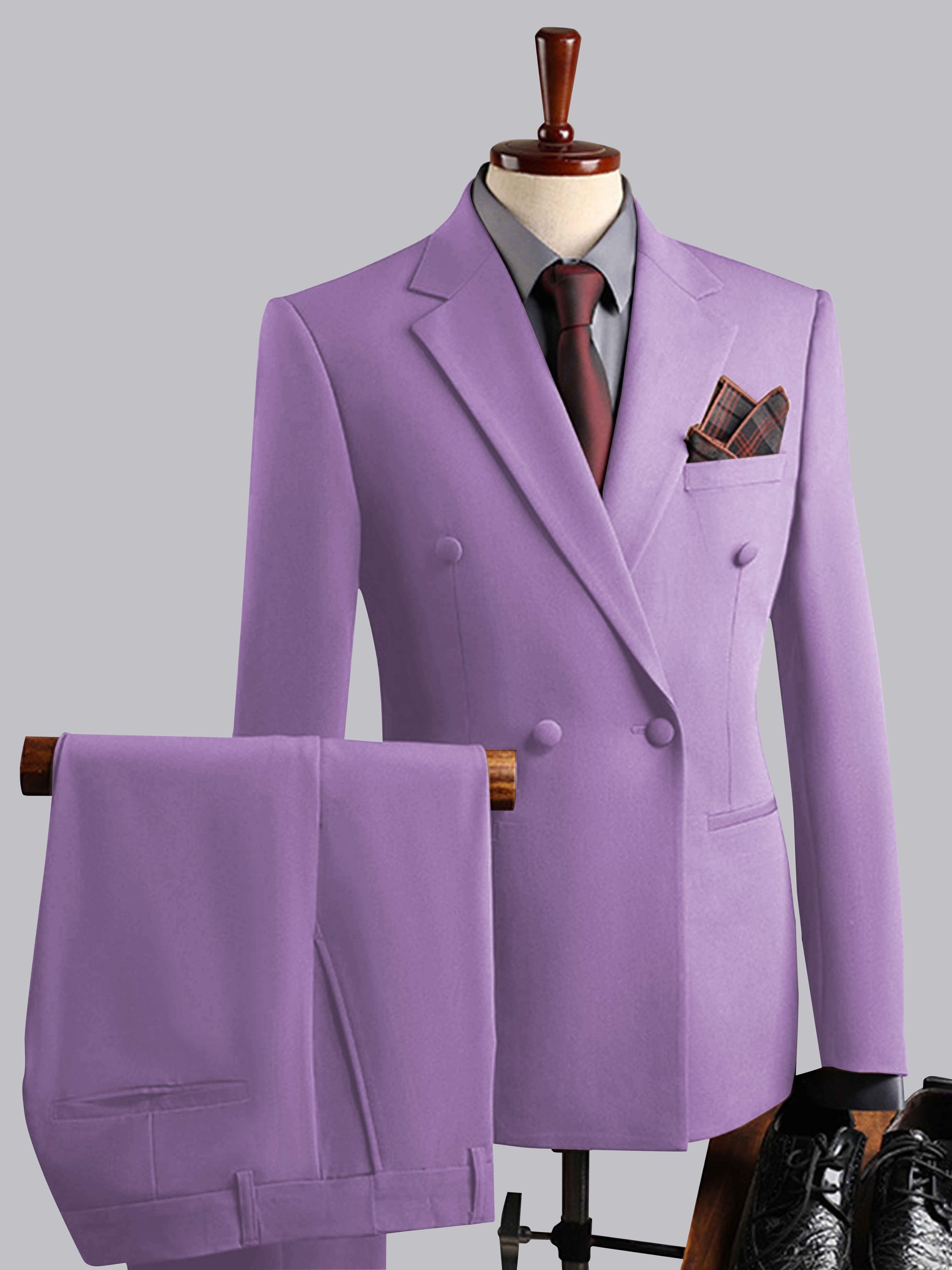 Elegant Men's Double Breasted 3 Pieces Wedding Suits