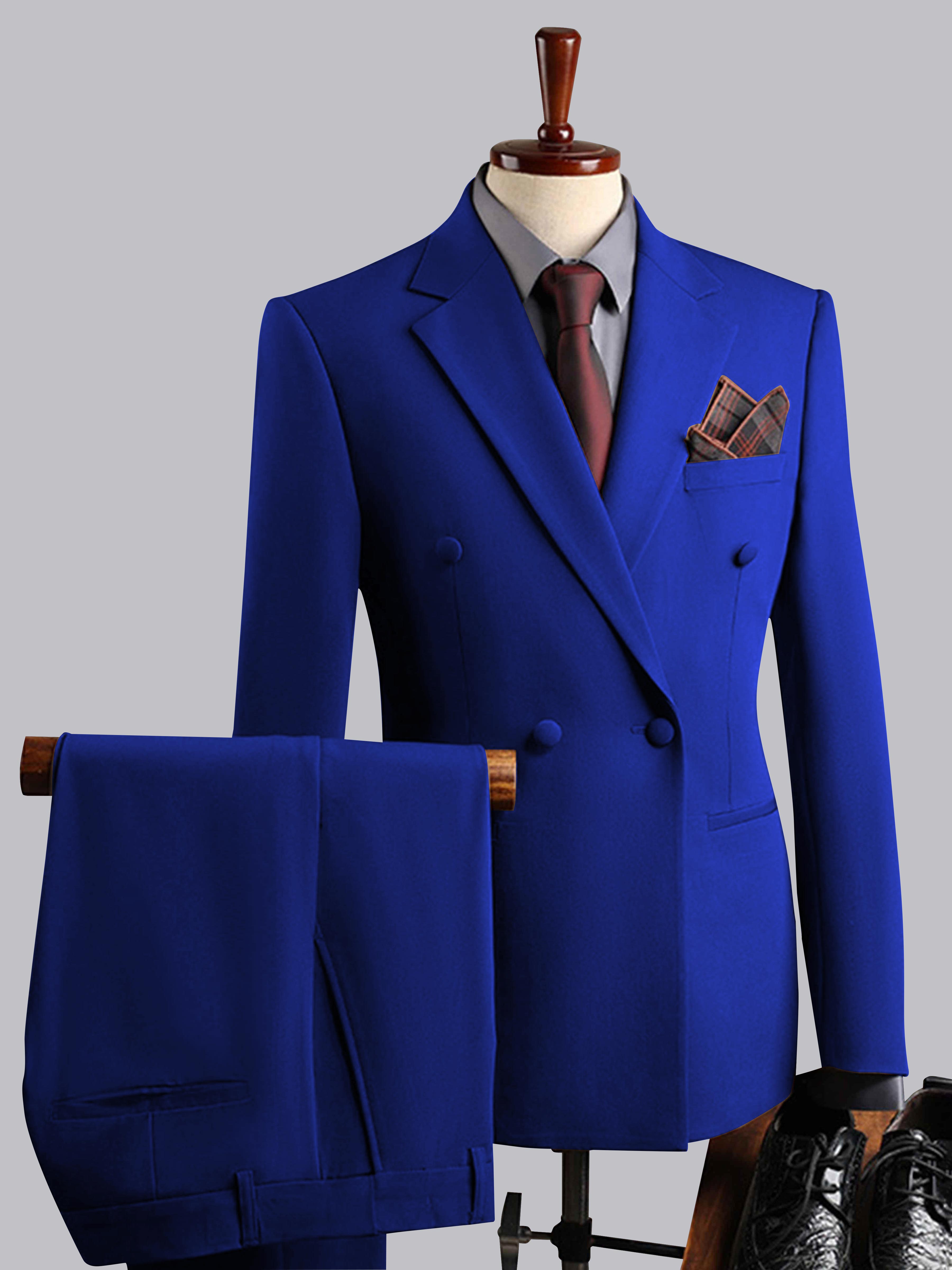 Elegant Men's Double Breasted 3 Pieces Wedding Suits
