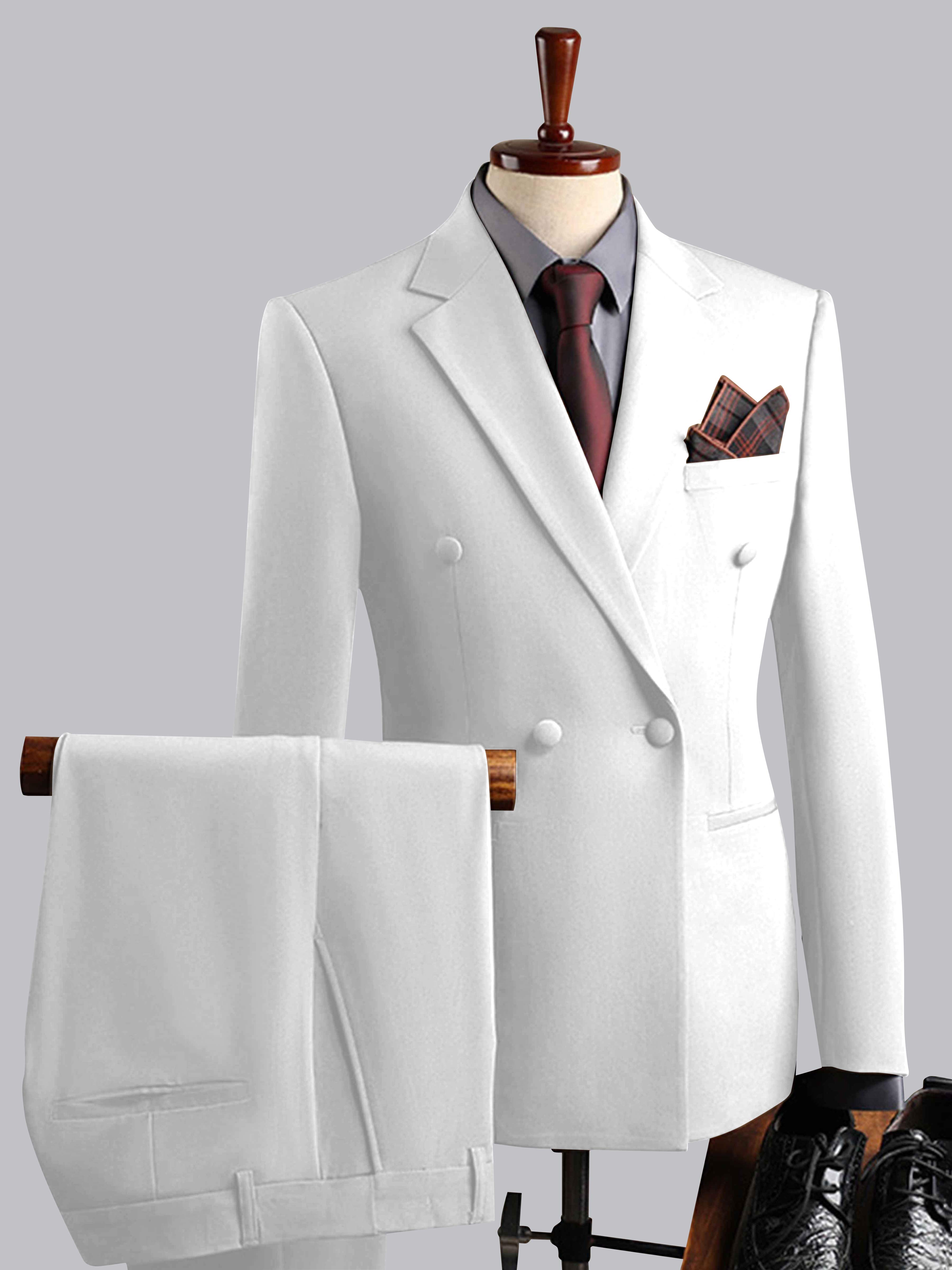 Elegant Men's Double Breasted 3 Pieces Wedding Suits
