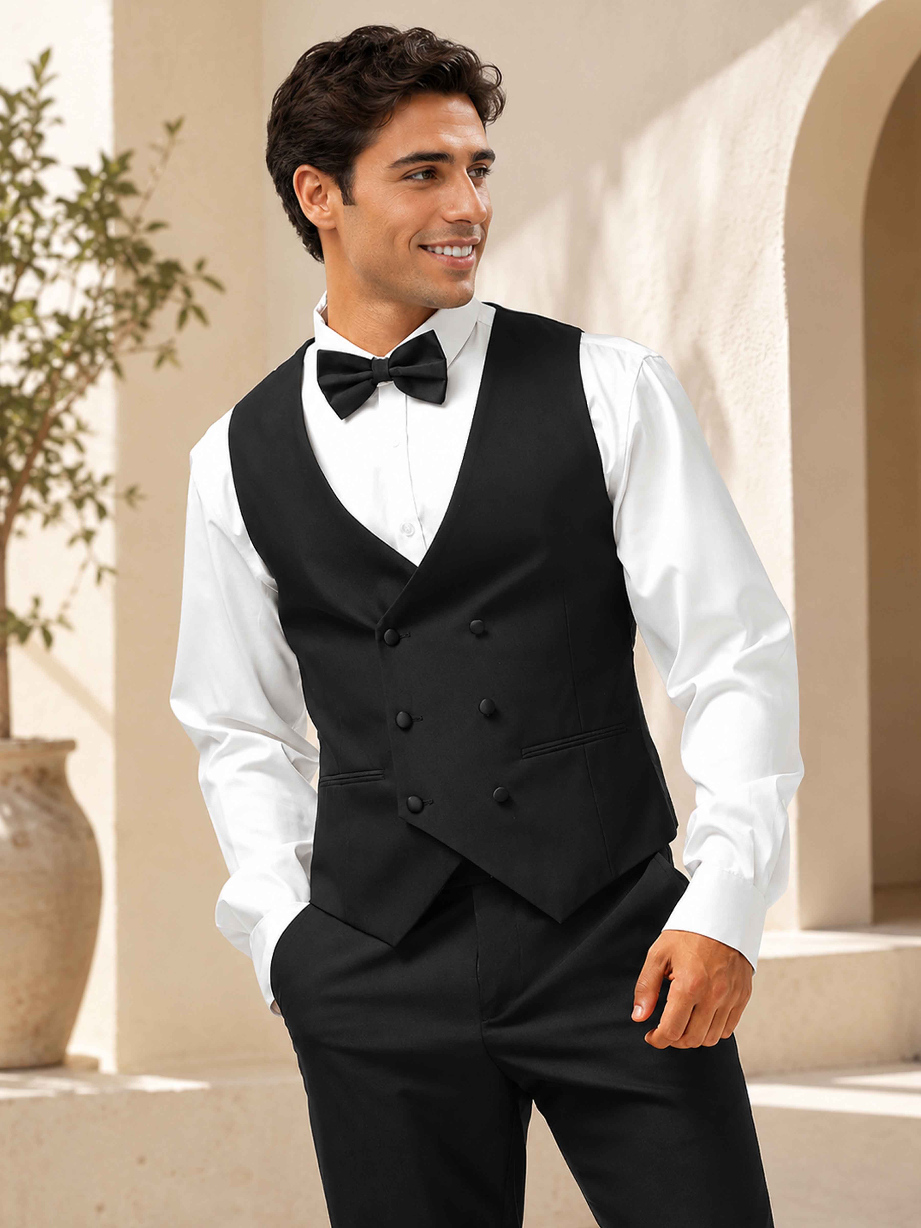 Stylish 3 Pieces Men's Regular Fit Suit for Wedding & Prom