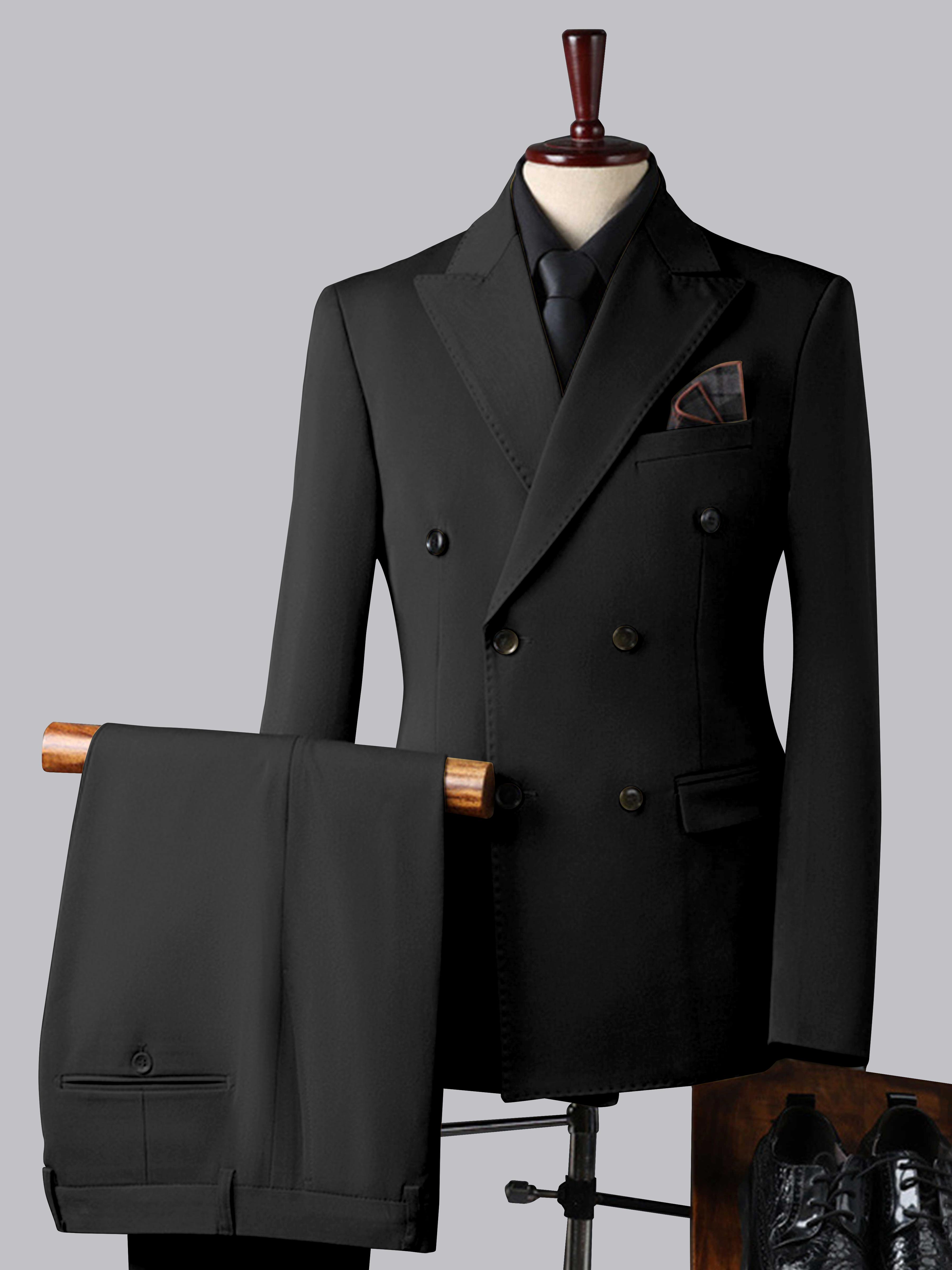 Men's Double Breasted 3 Pieces Wedding Formal Suits
