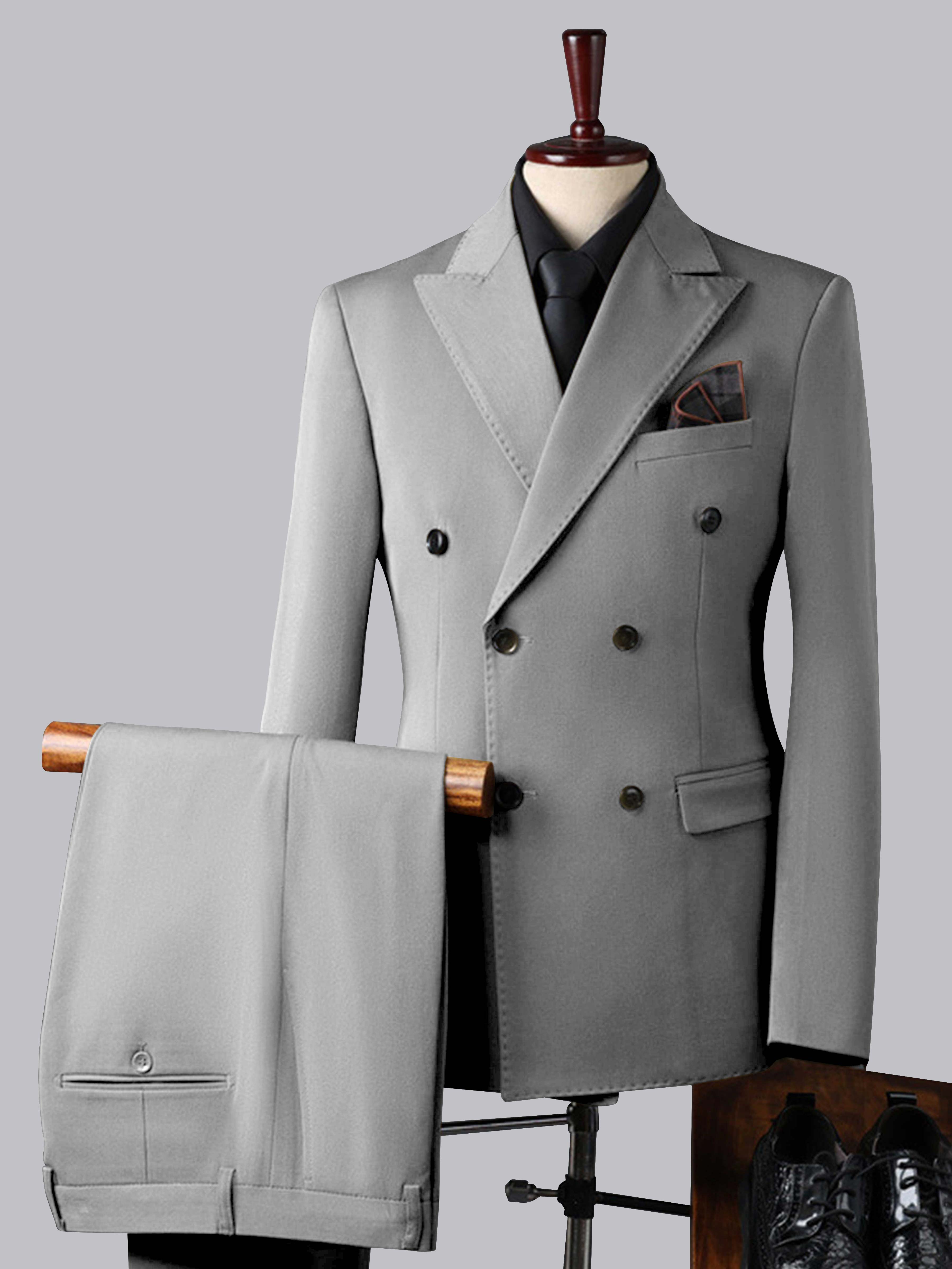 Men's Double Breasted 3 Pieces Wedding Formal Suits