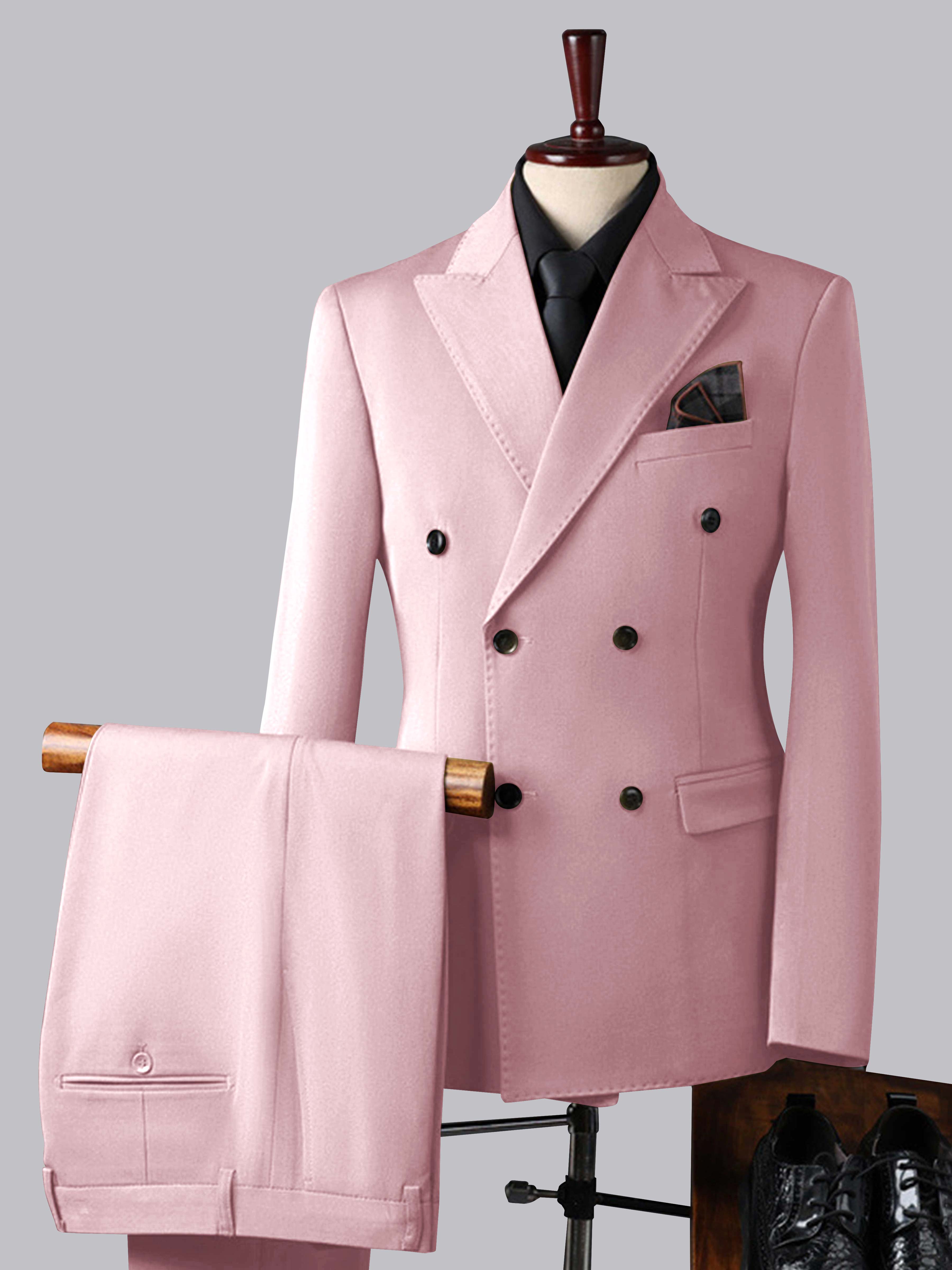 Men's Double Breasted 3 Pieces Wedding Formal Suits
