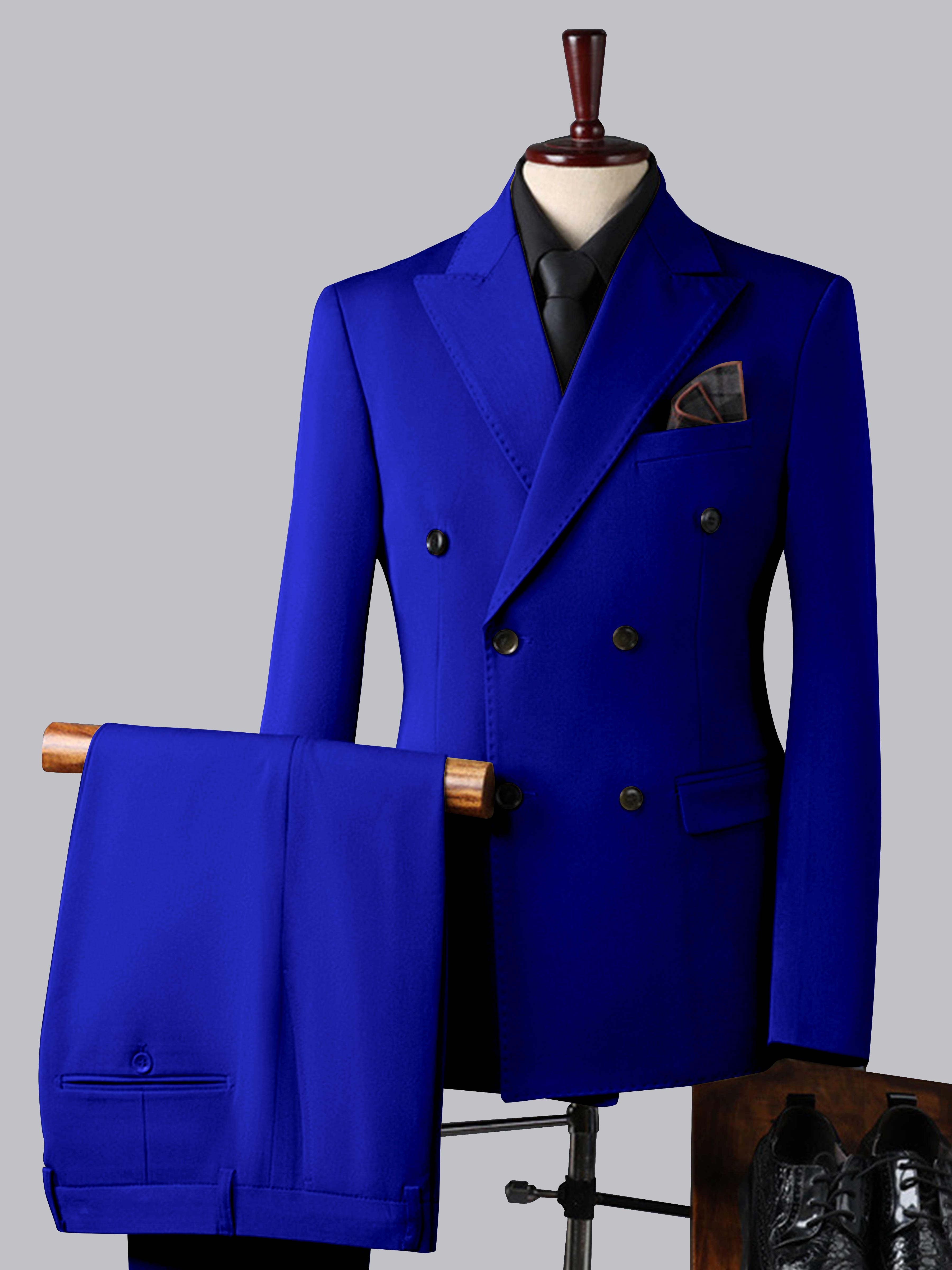 Men's Double Breasted 3 Pieces Wedding Formal Suits