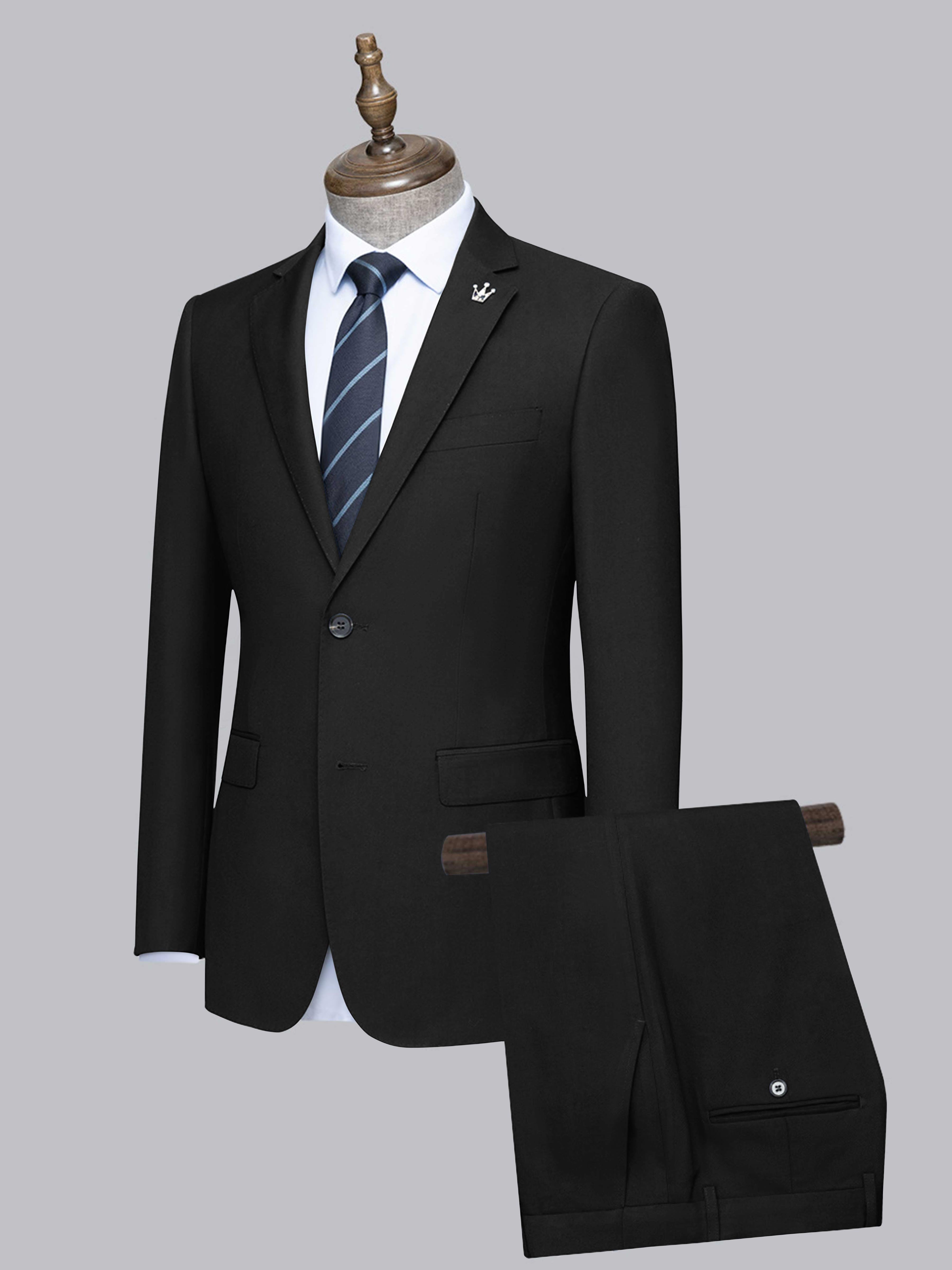 Men's Slim Fit Two-Buttons 2 Pieces Wedding Suits
