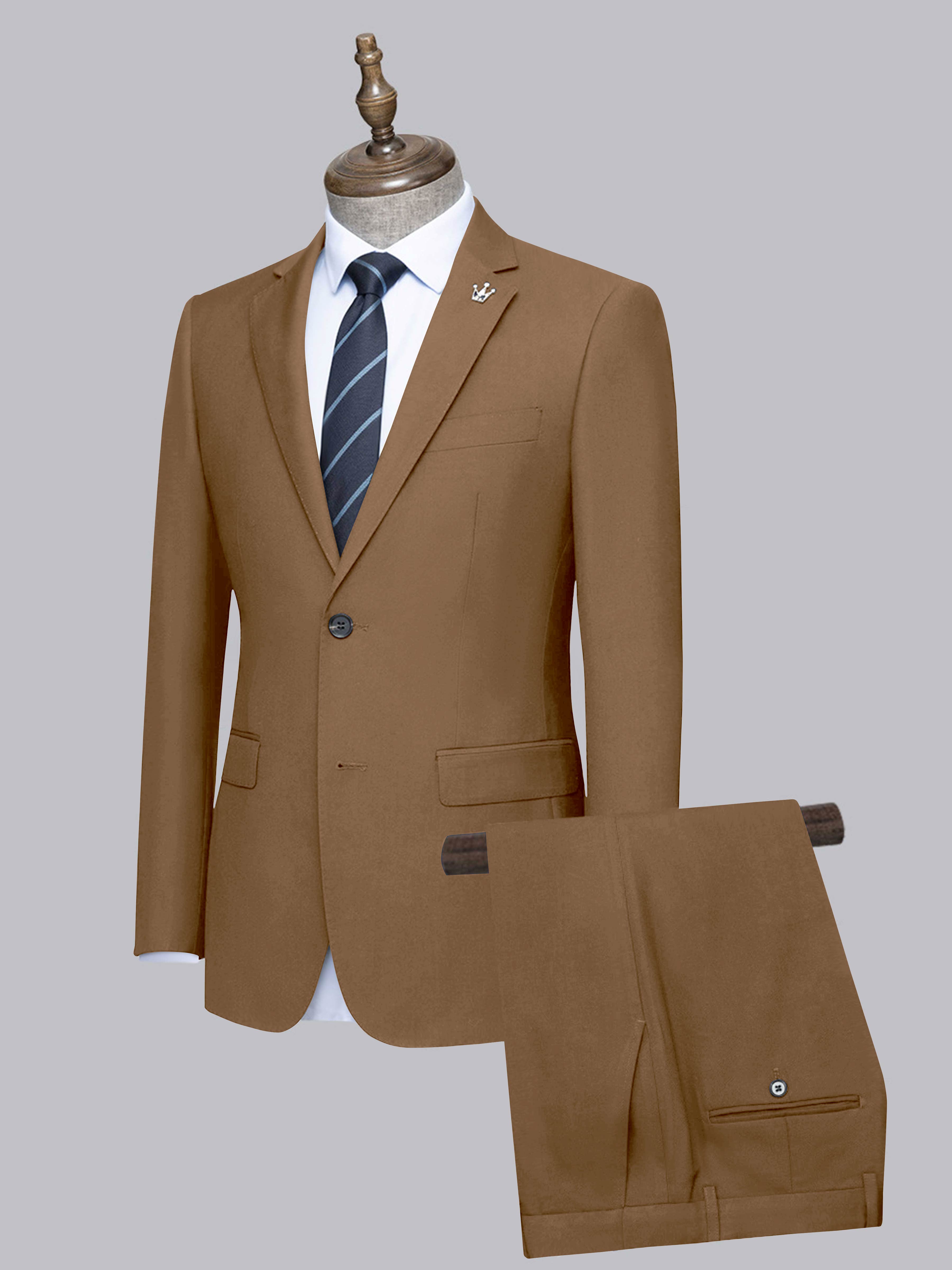 Men's Slim Fit Two-Buttons 2 Pieces Wedding Suits