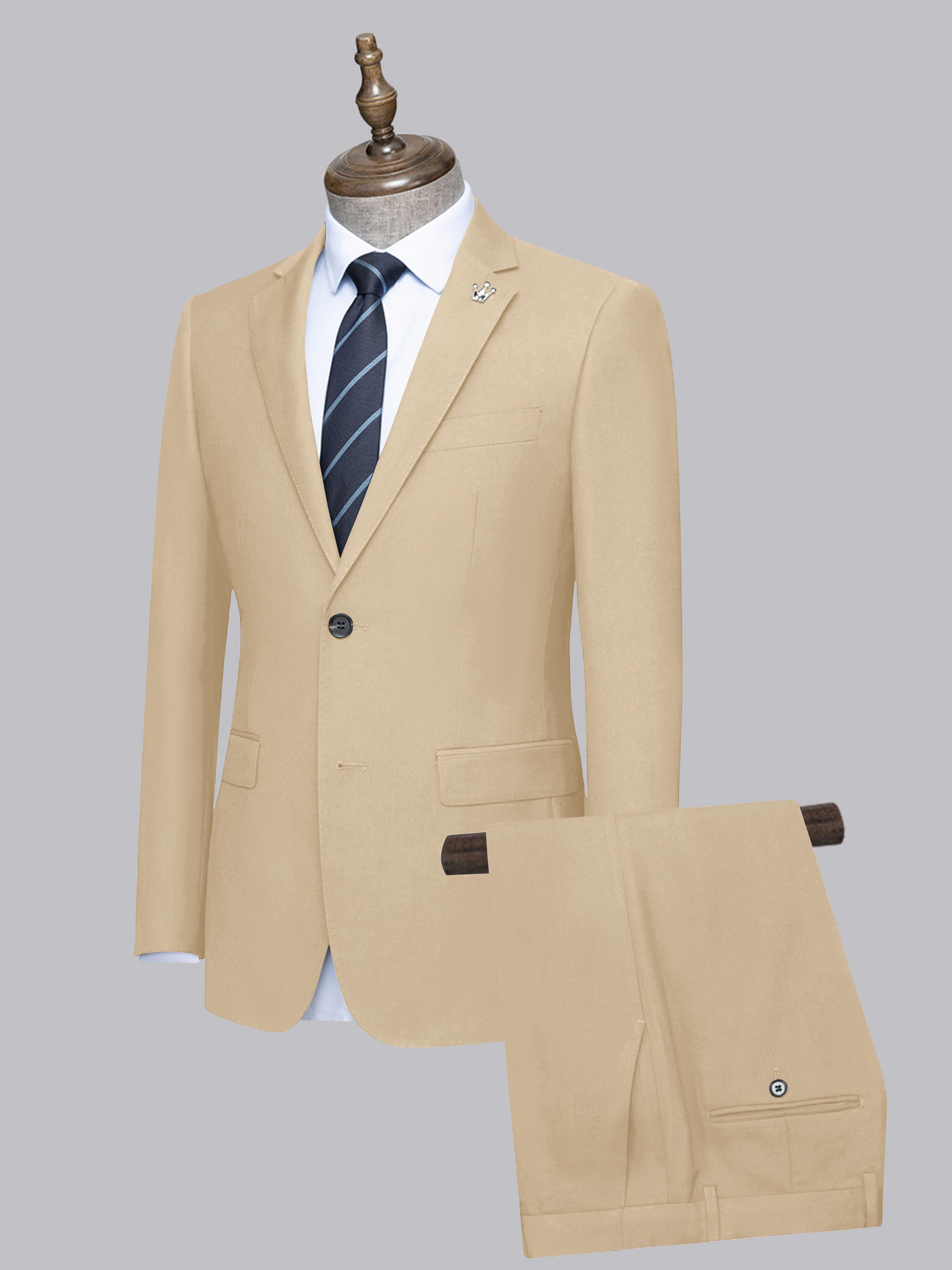 Men's Slim Fit Two-Buttons 2 Pieces Wedding Suits