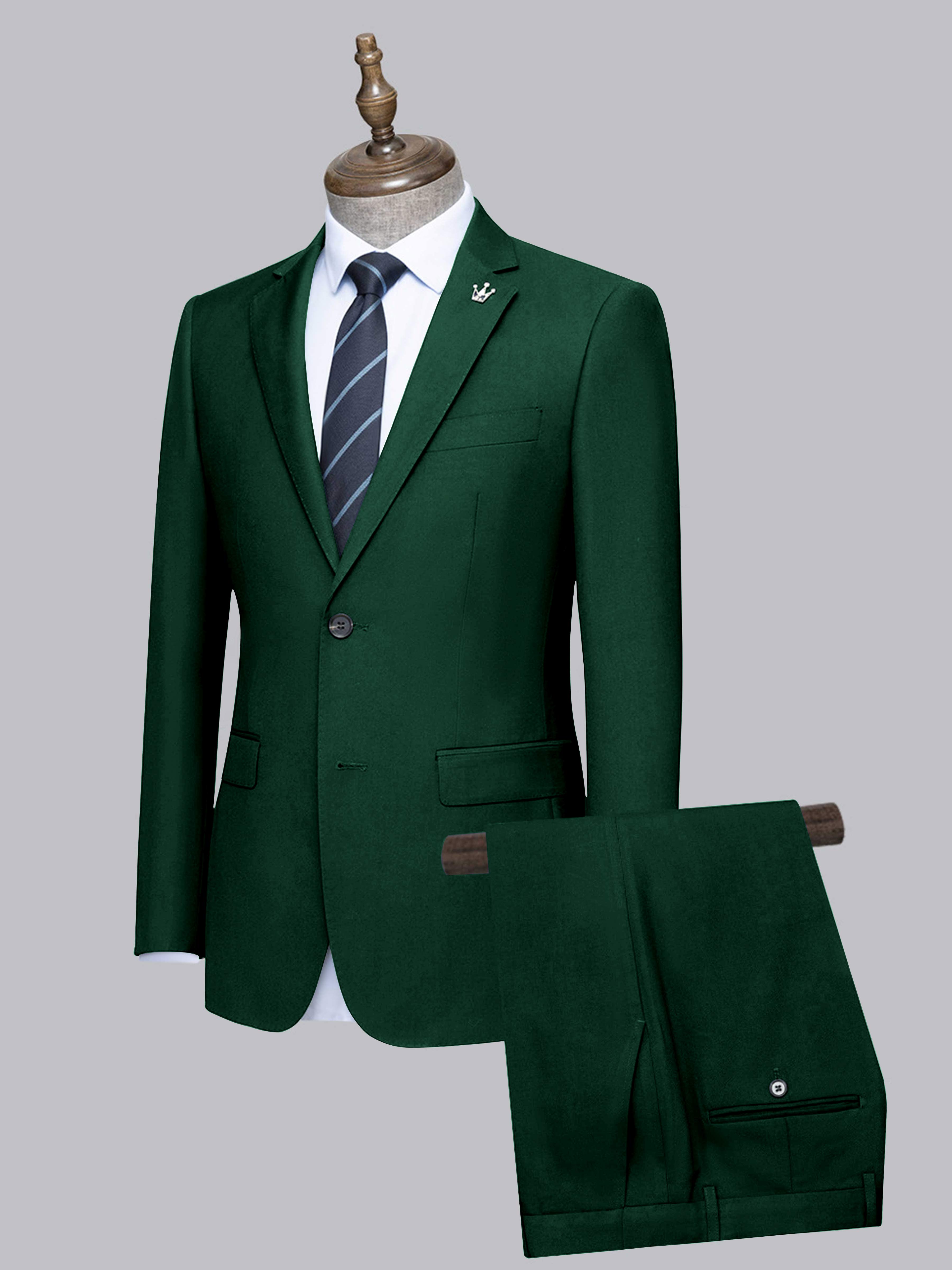 Men's Slim Fit Two-Buttons 2 Pieces Wedding Suits