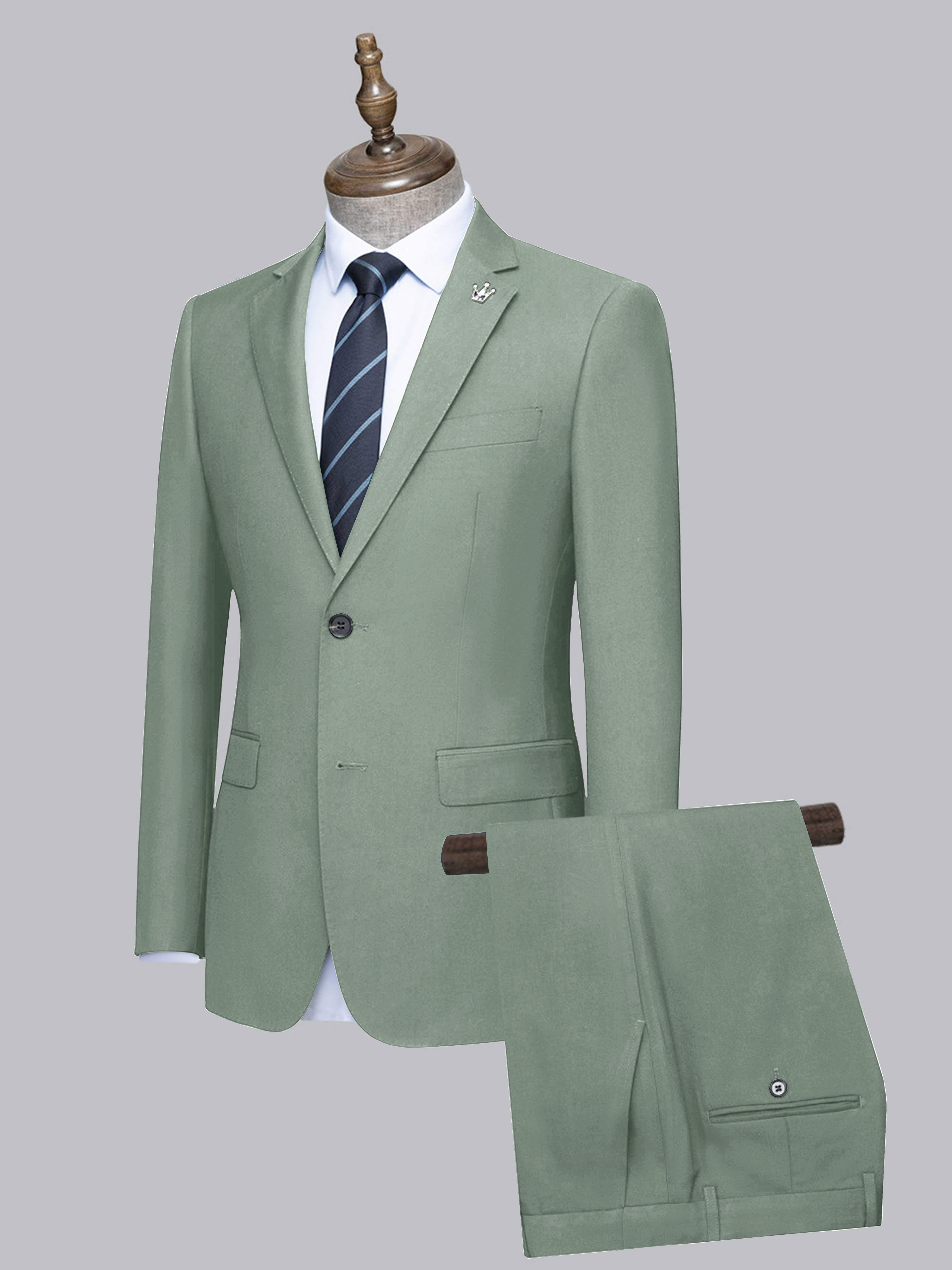 Men's Slim Fit Two-Buttons 2 Pieces Wedding Suits