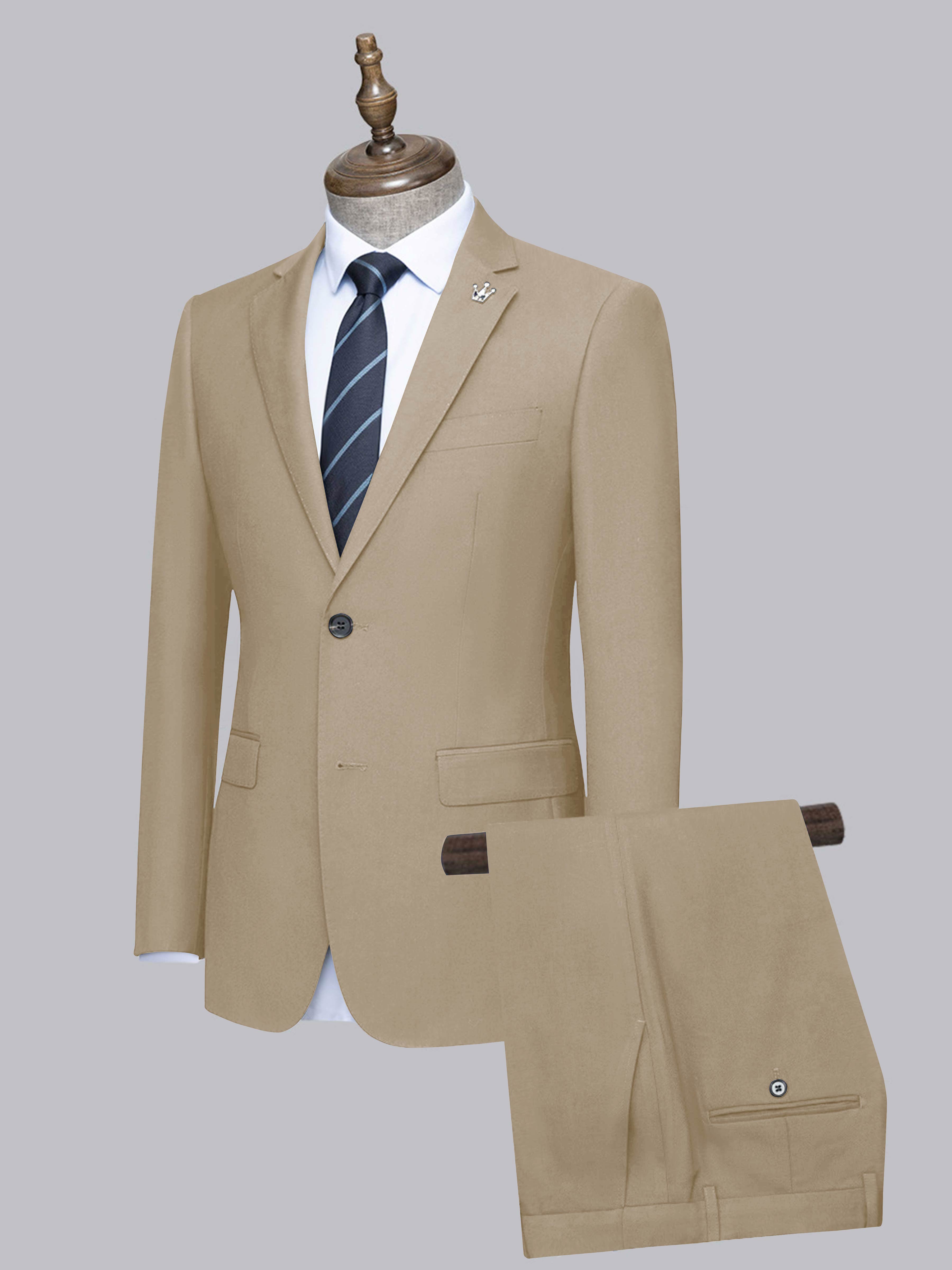 Men's Slim Fit Two-Buttons 2 Pieces Wedding Suits