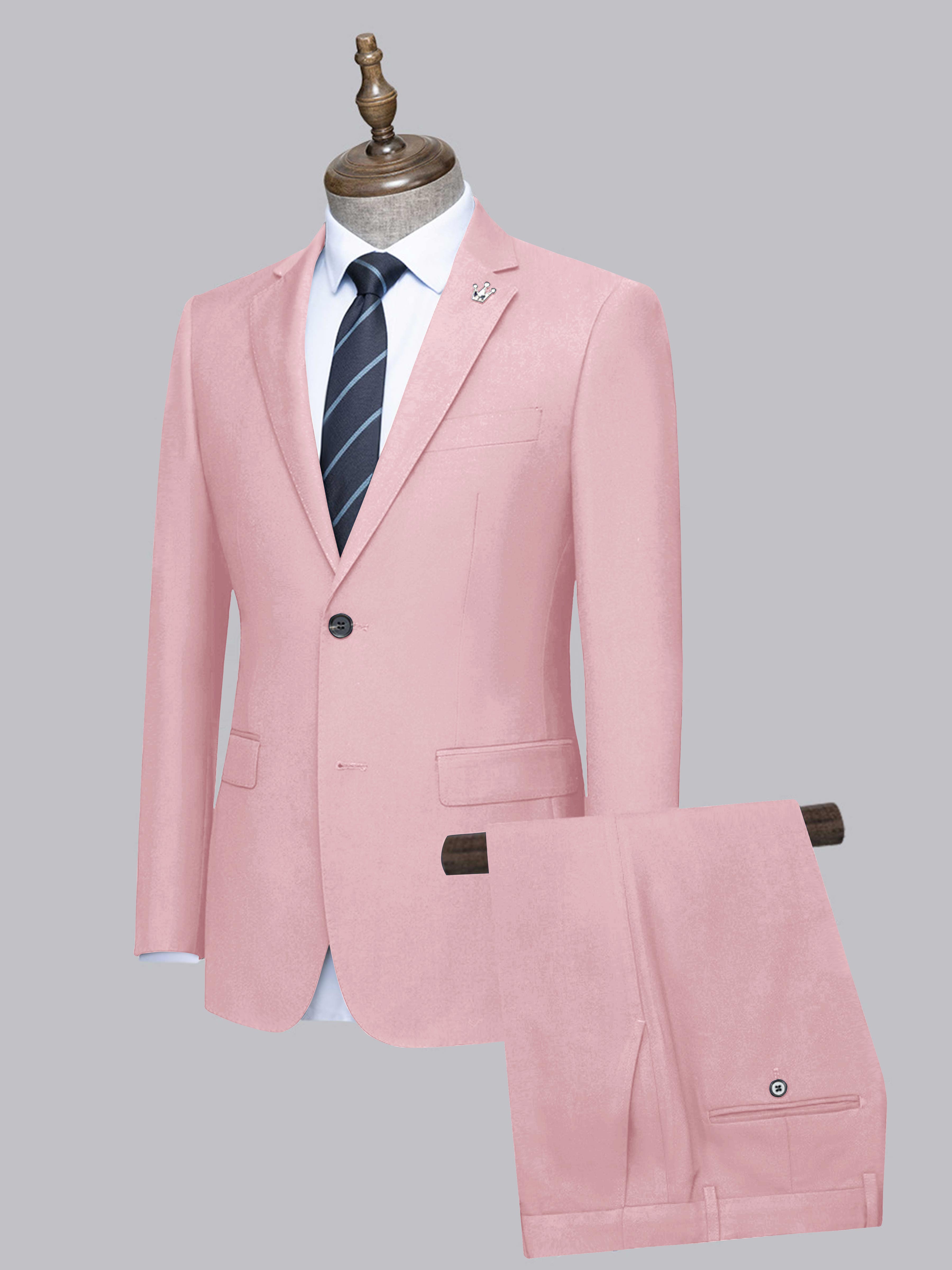 Men's Slim Fit Two-Buttons 2 Pieces Wedding Suits