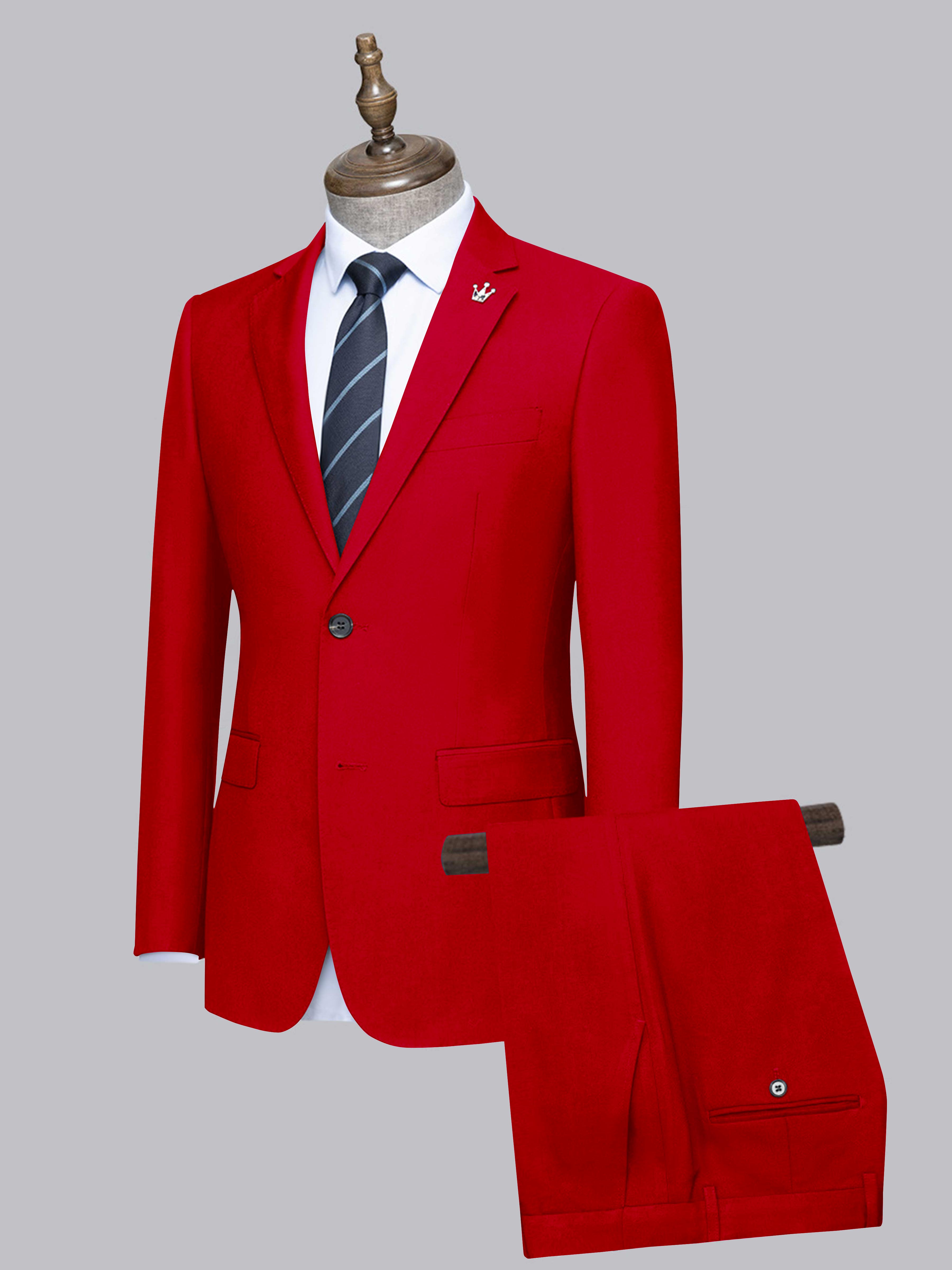 Men's Slim Fit Two-Buttons 2 Pieces Wedding Suits