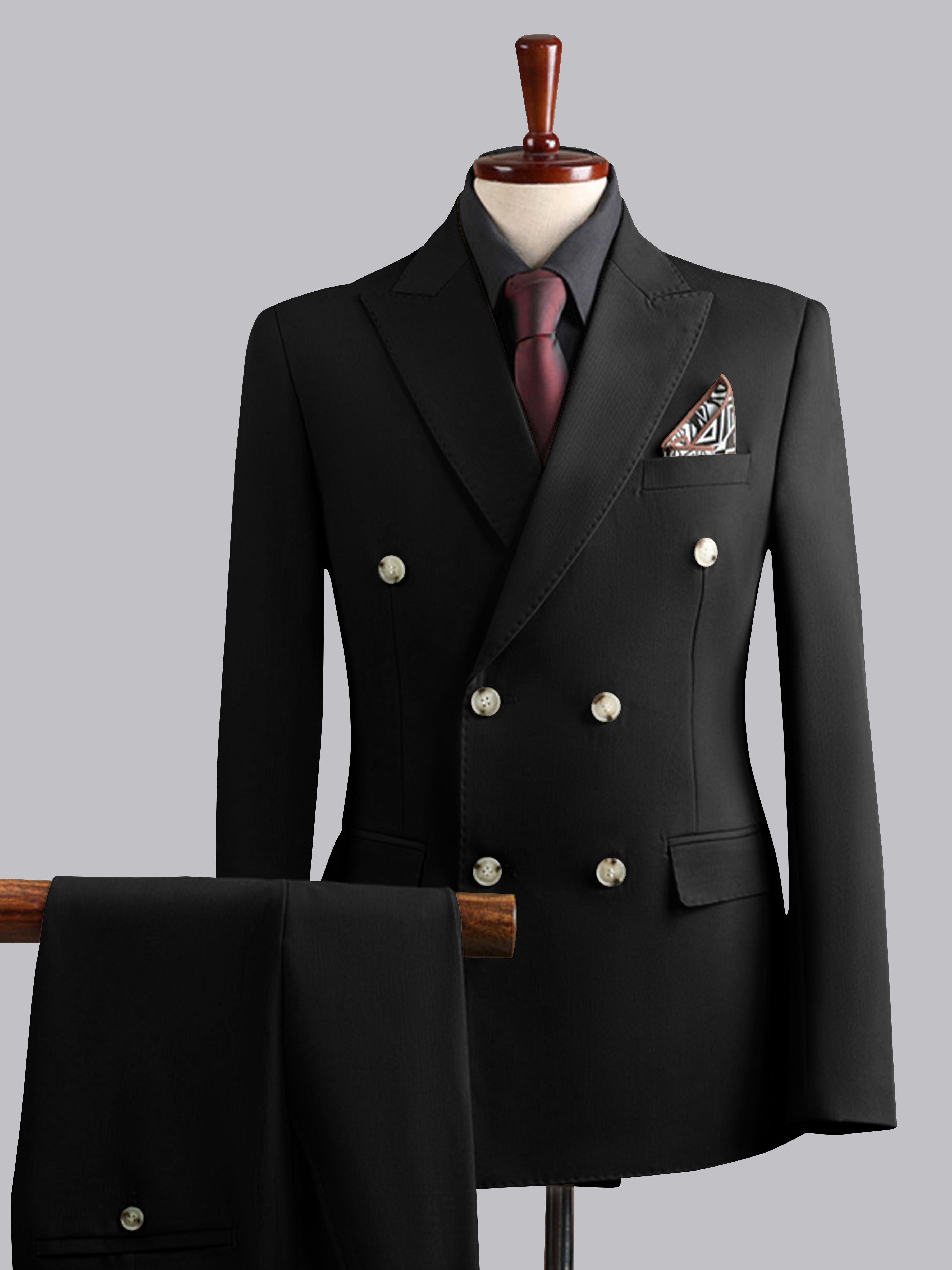 Modern Men's Tailored Fit Double Breasted 3 Pieces Wedding Suits