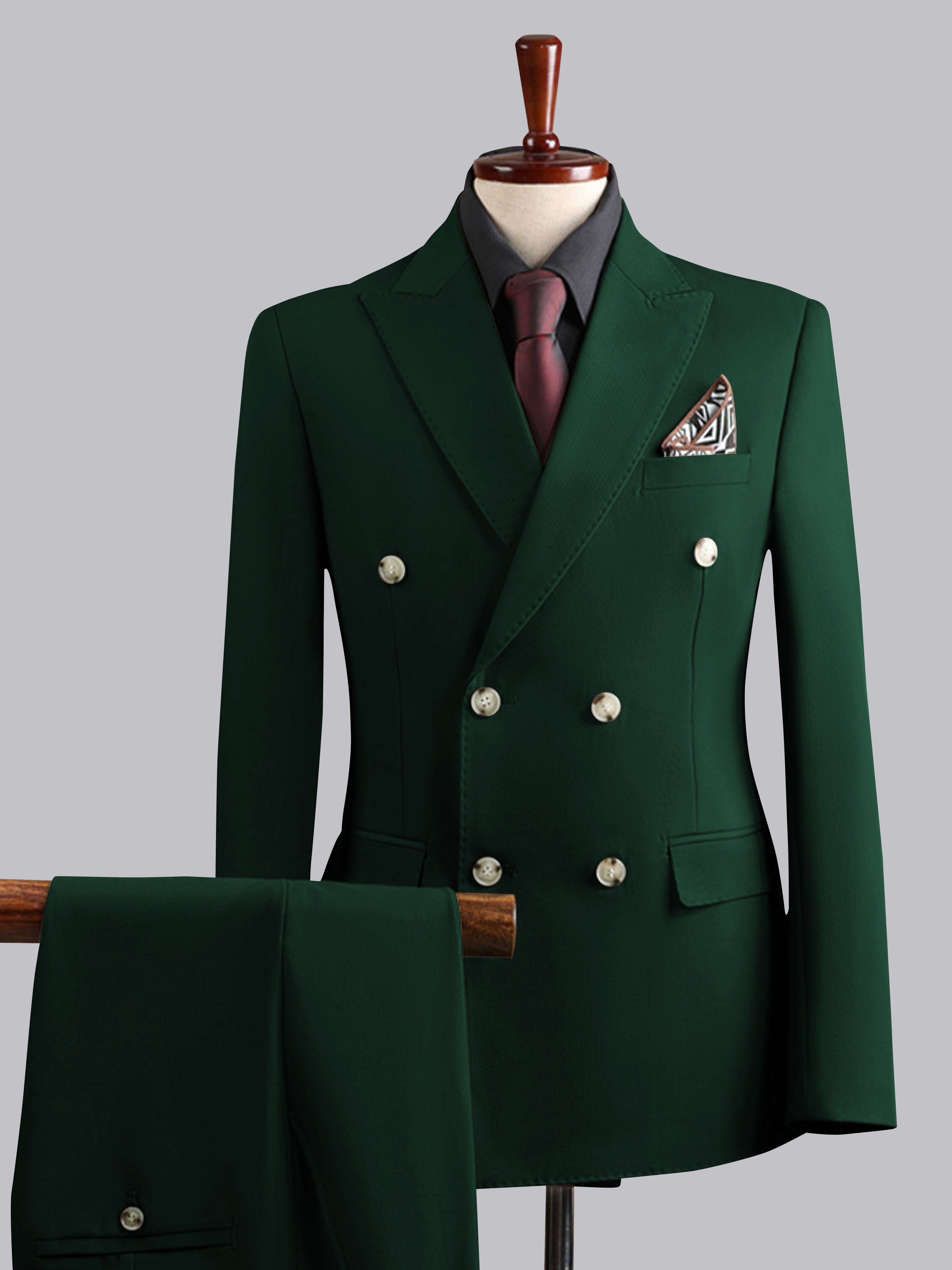 Modern Men's Tailored Fit Double Breasted 3 Pieces Wedding Suits