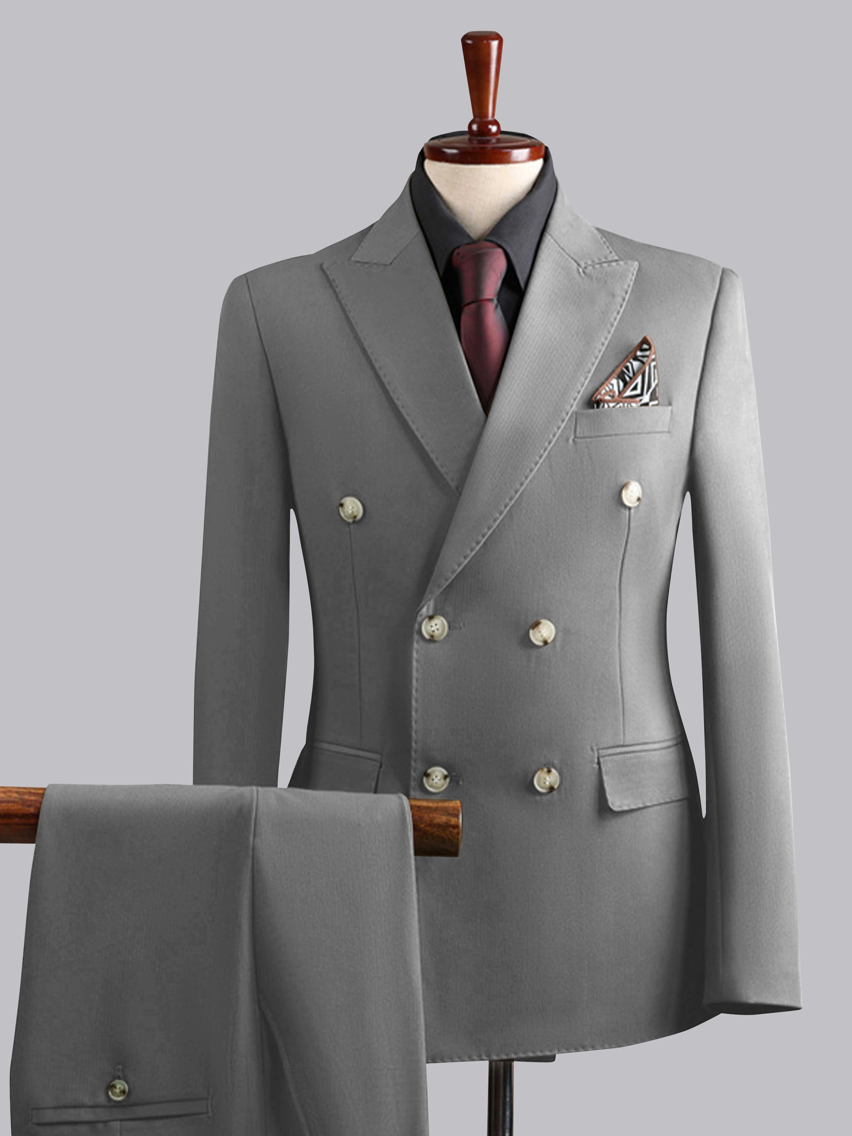 Modern Men's Tailored Fit Double Breasted 3 Pieces Wedding Suits