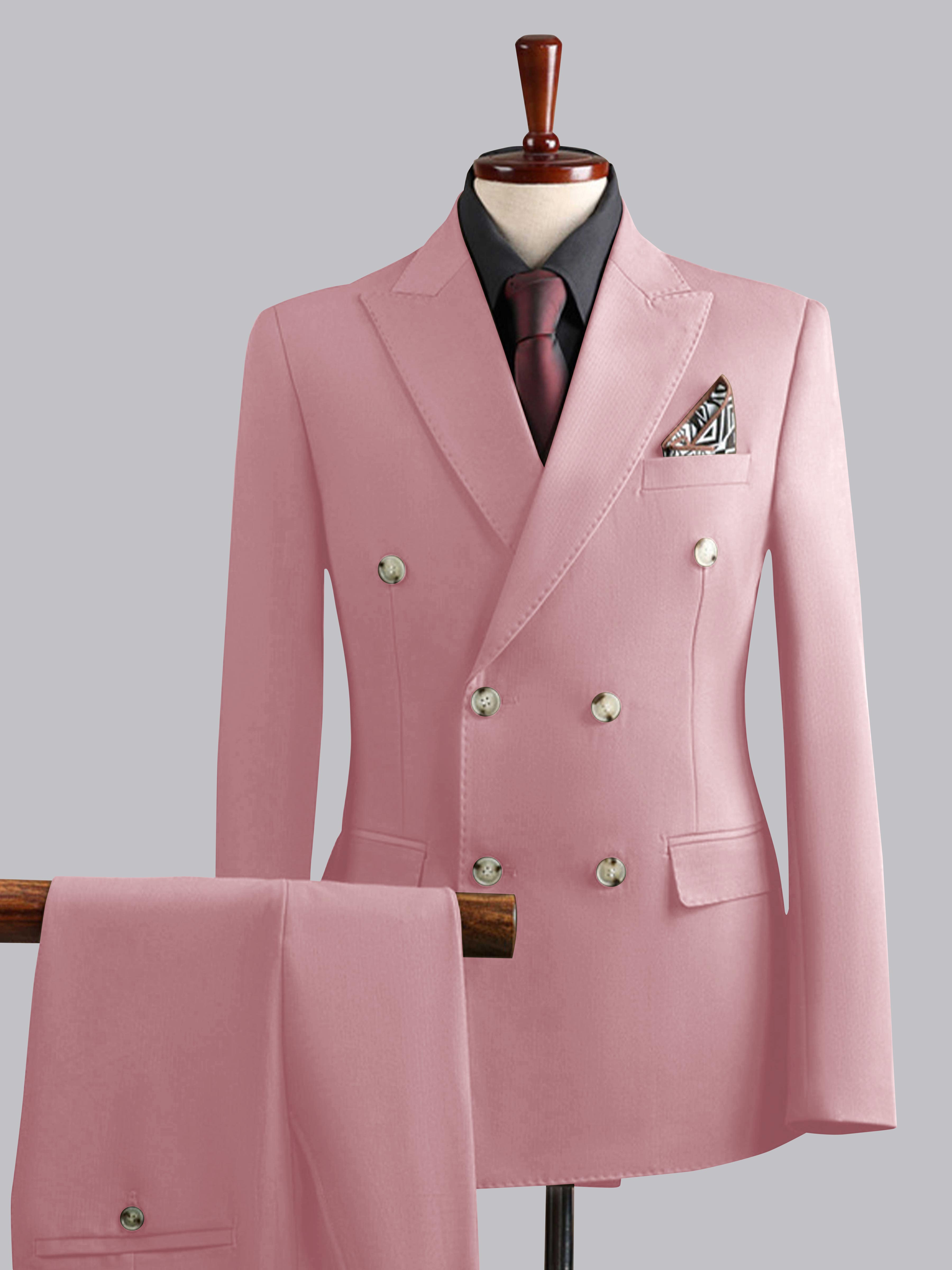 Modern Men's Tailored Fit Double Breasted 3 Pieces Wedding Suits
