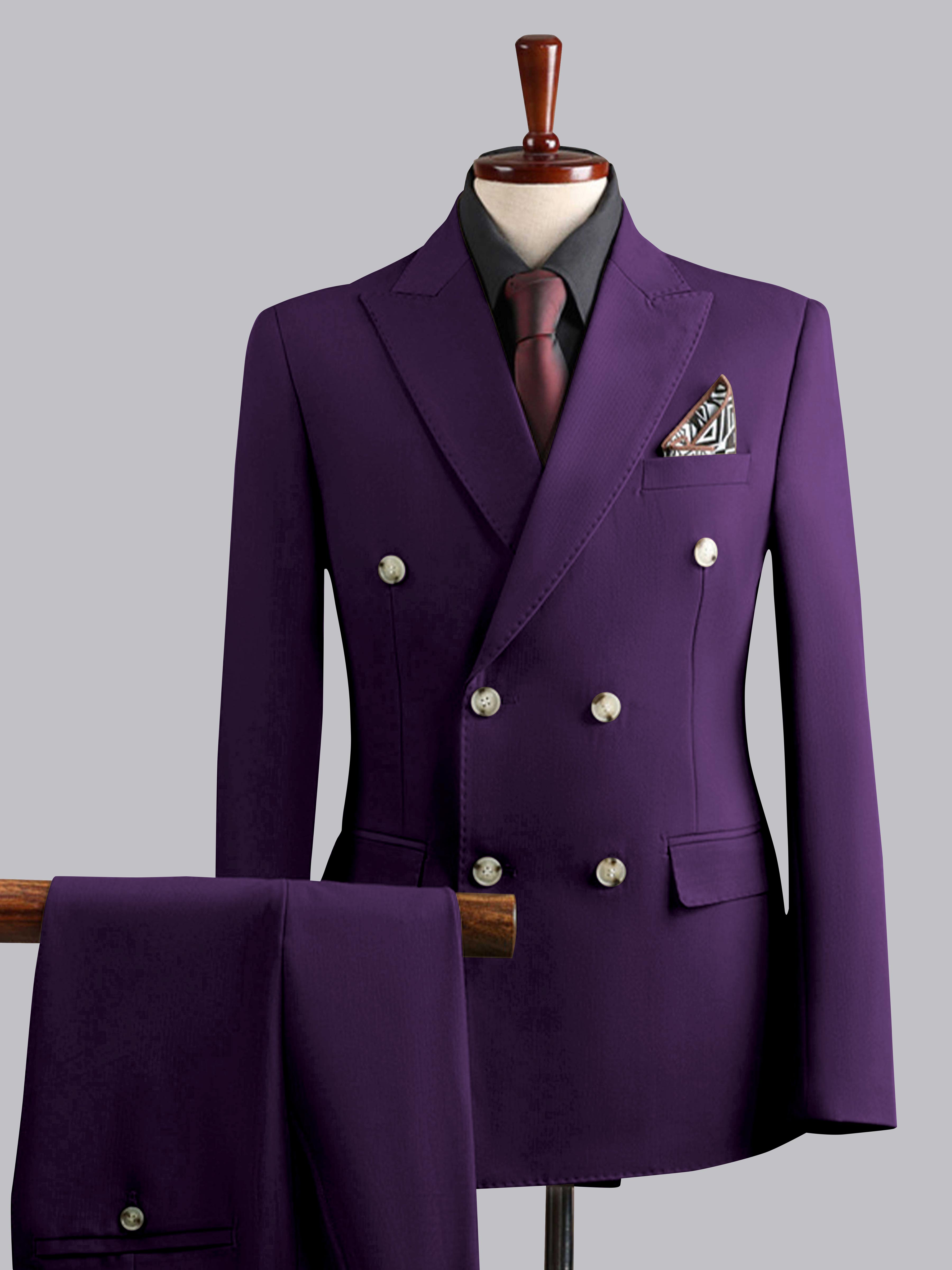 Modern Men's Tailored Fit Double Breasted 3 Pieces Wedding Suits