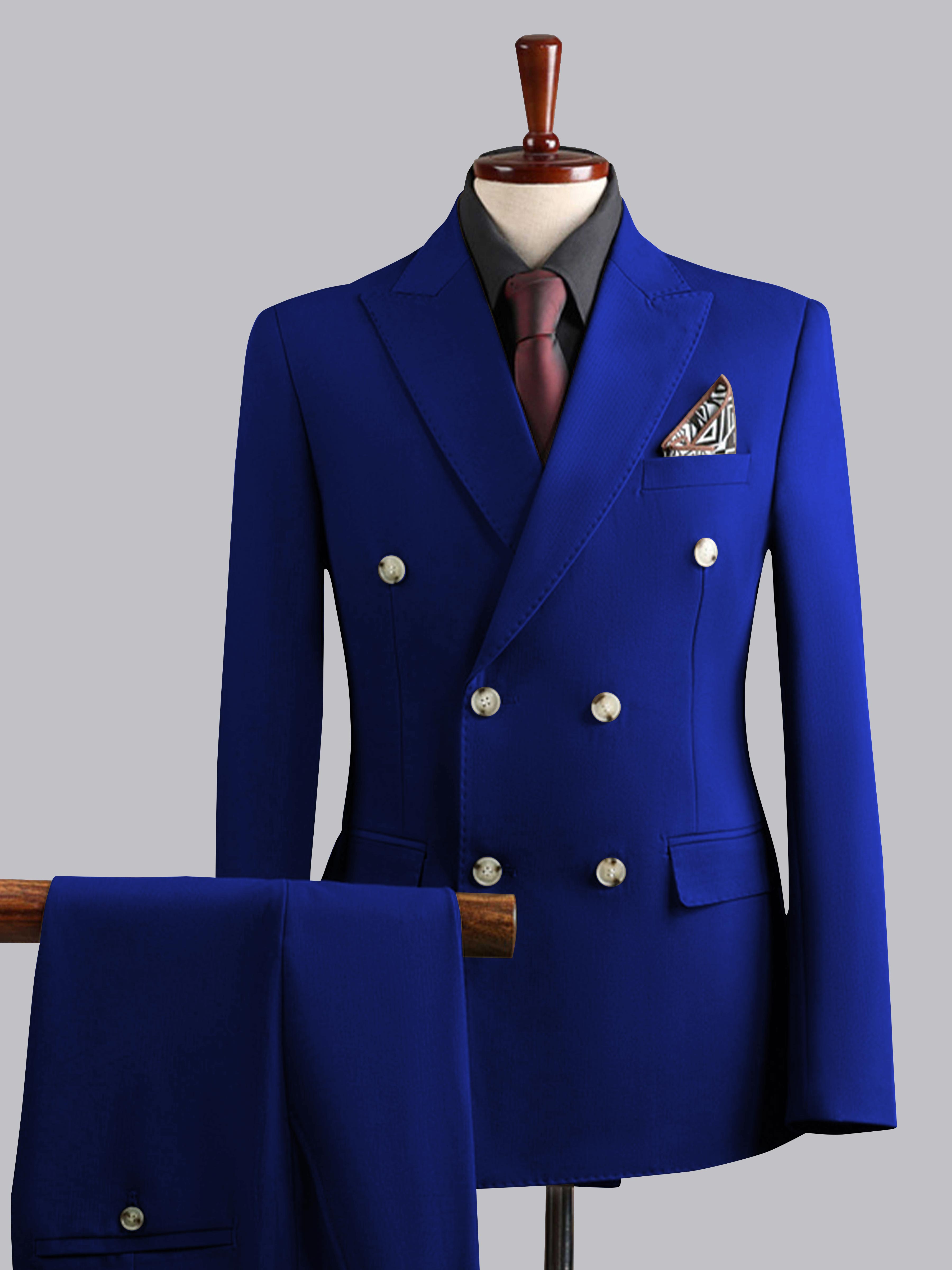Modern Men's Tailored Fit Double Breasted 3 Pieces Wedding Suits