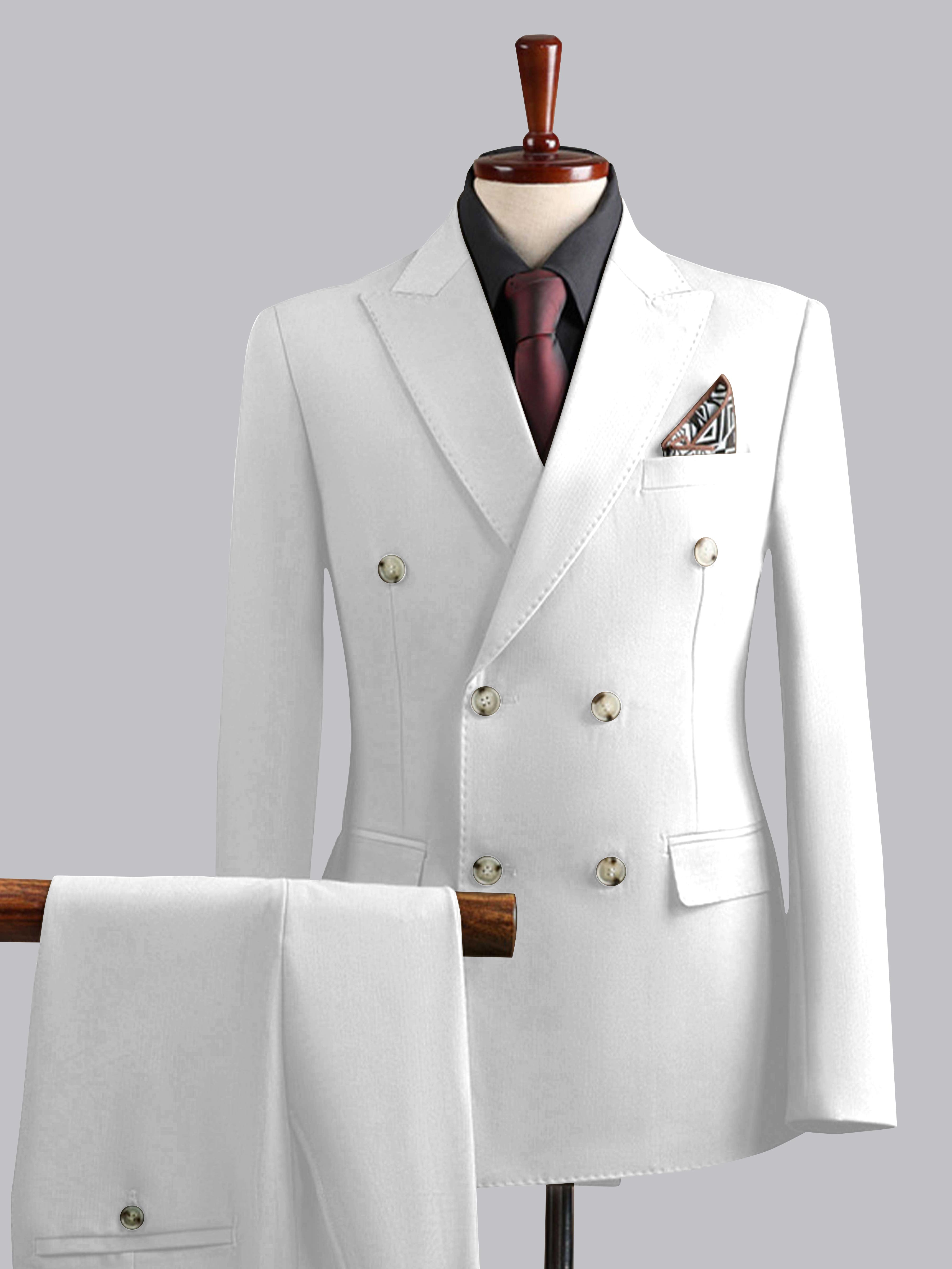 Modern Men's Tailored Fit Double Breasted 3 Pieces Wedding Suits