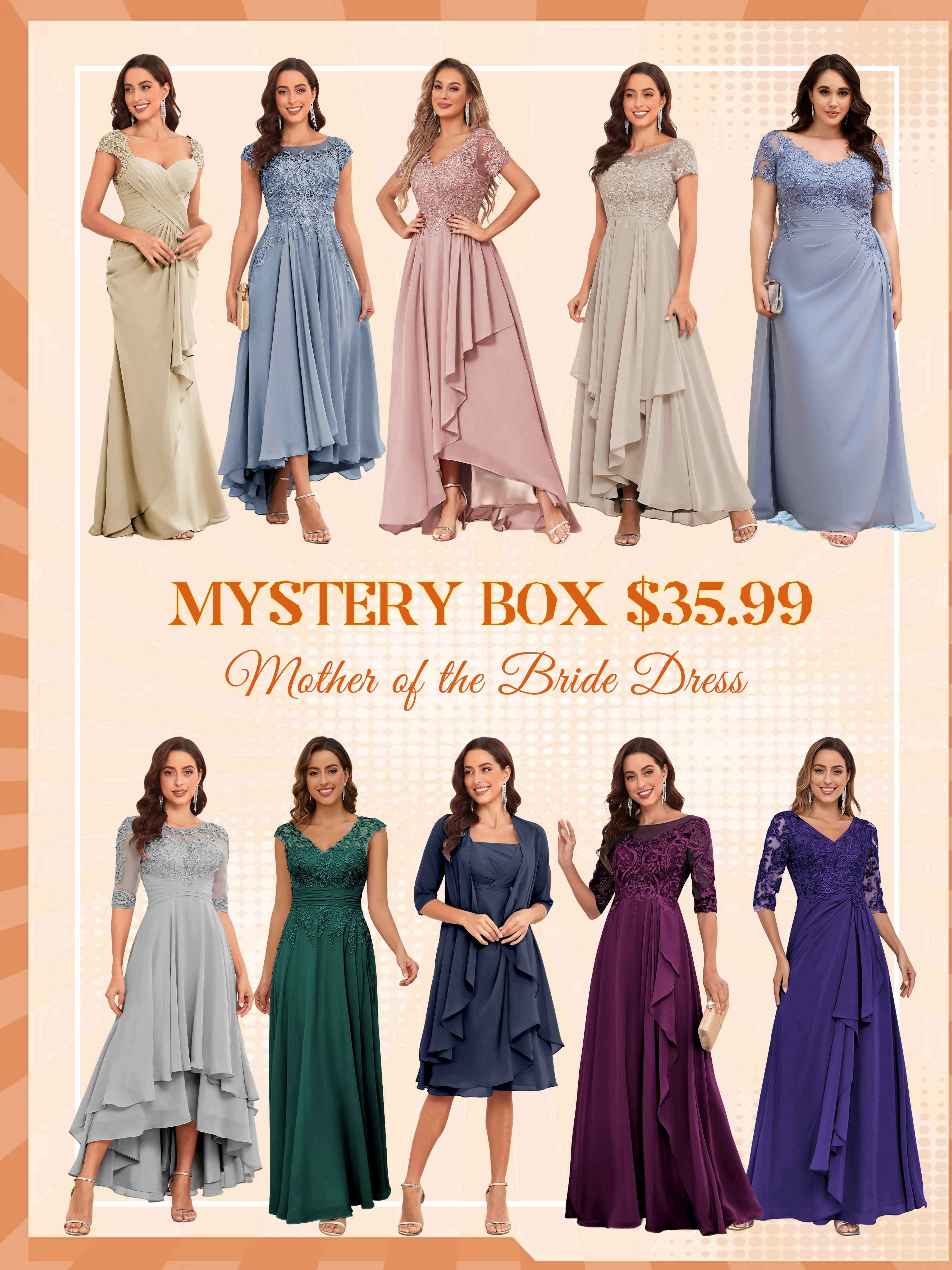 POMUYOO MYSTERY BOX of Mother of the Bride Dress