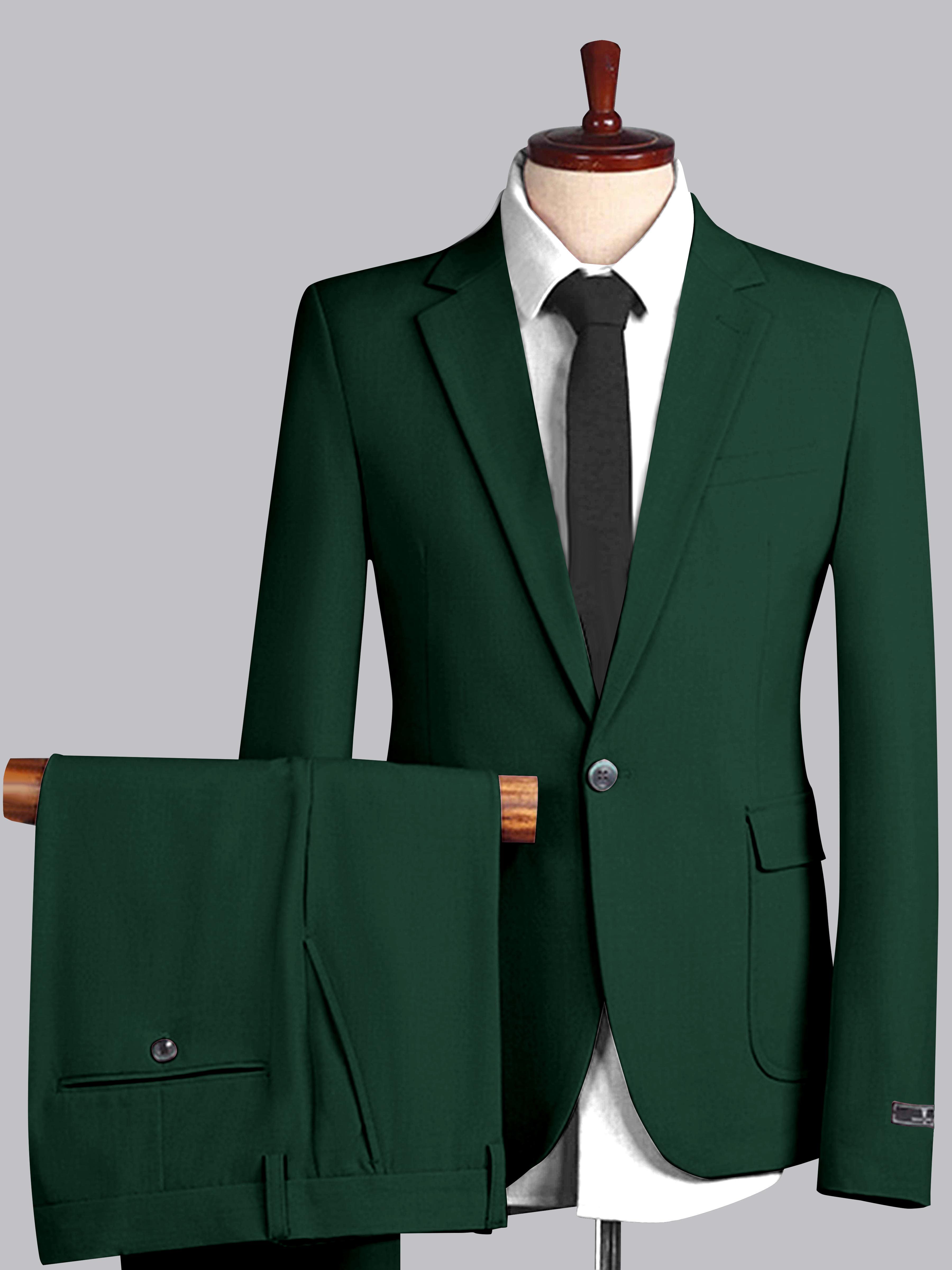 Men's Slim Fit One Button 2 Pieces Wedding Suits