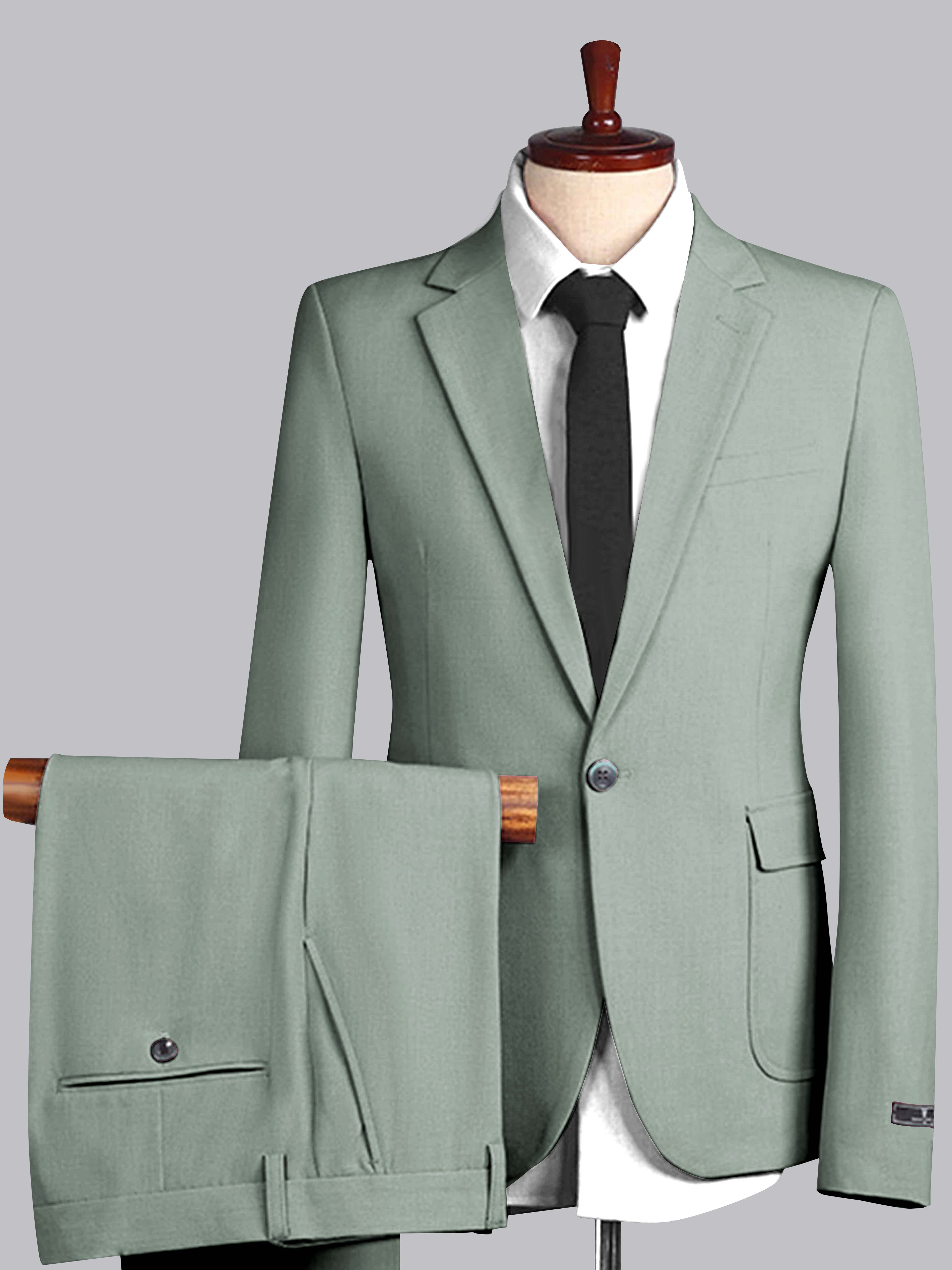 Men's Slim Fit One Button 2 Pieces Wedding Suits