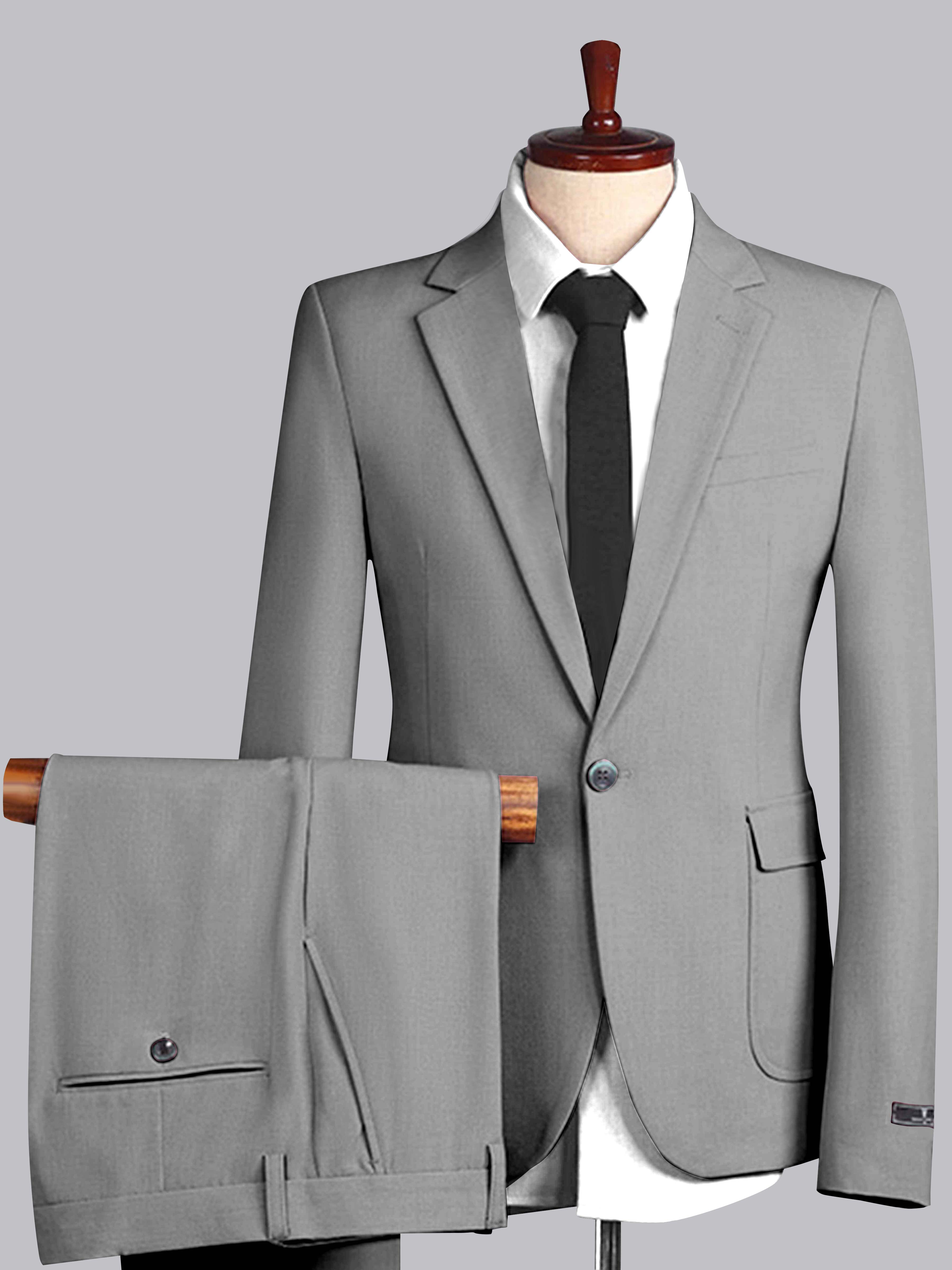Men's Slim Fit One Button 2 Pieces Wedding Suits
