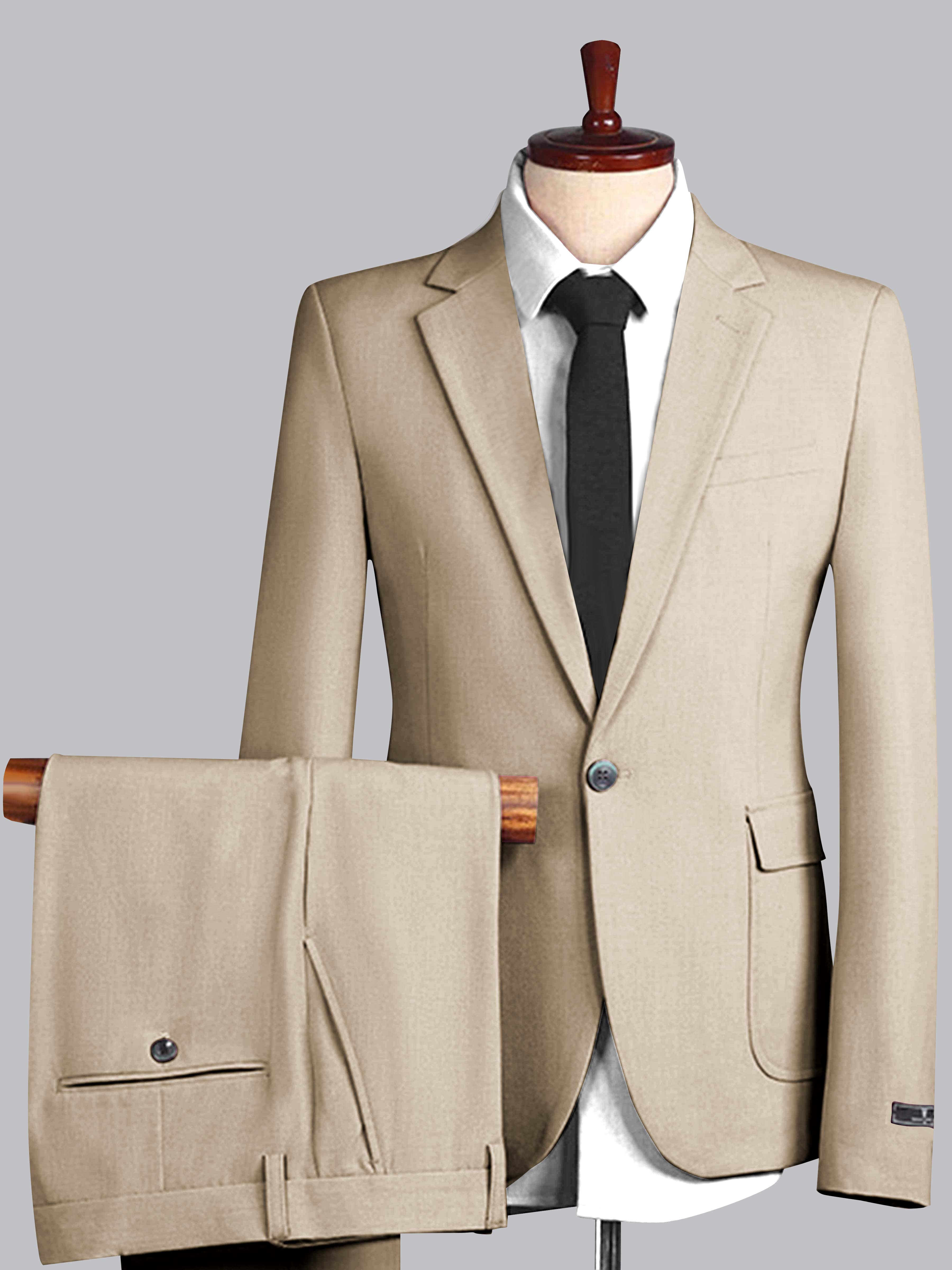 Men's Slim Fit One Button 2 Pieces Wedding Suits