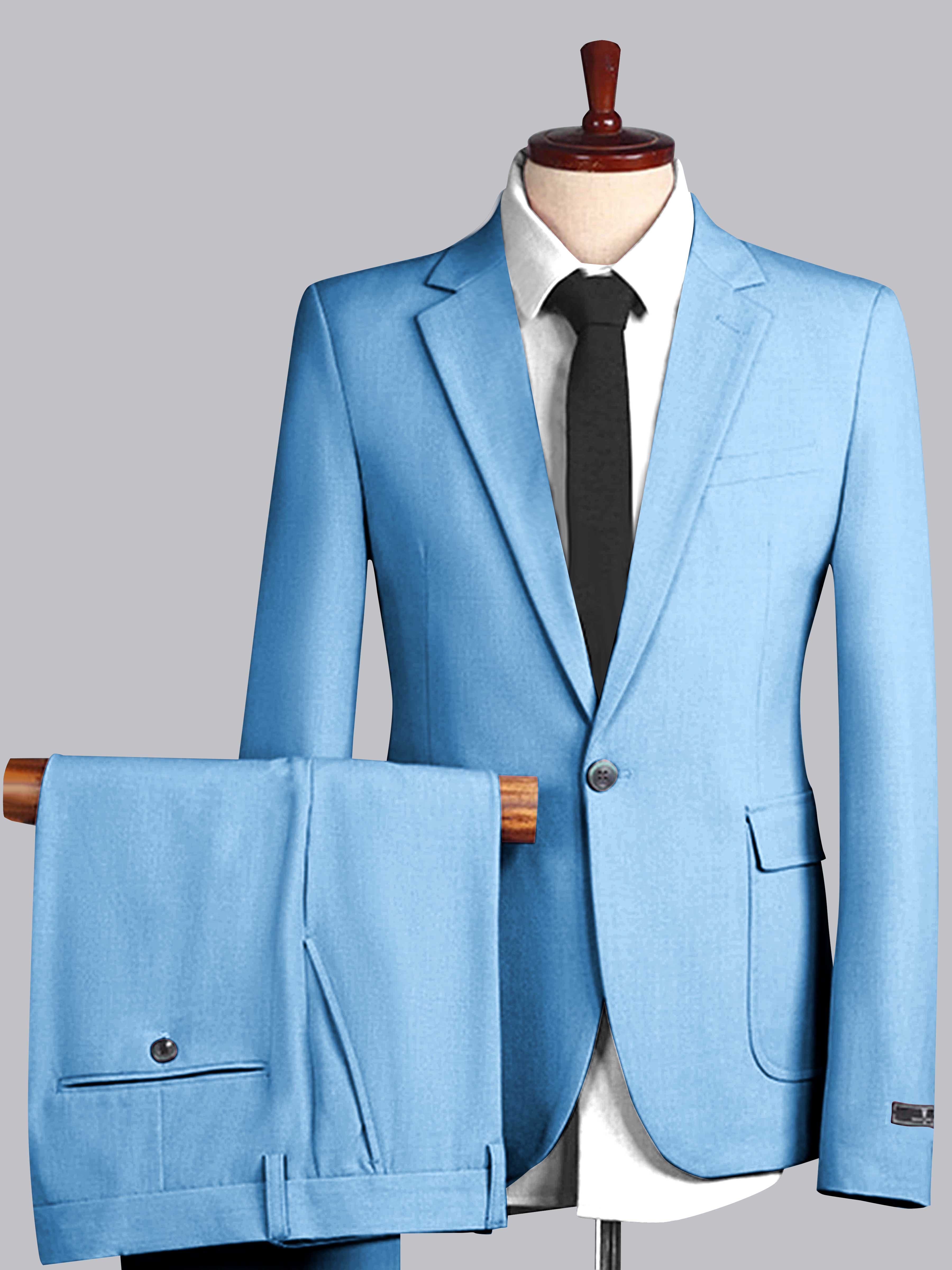 Men's Slim Fit One Button 2 Pieces Wedding Suits