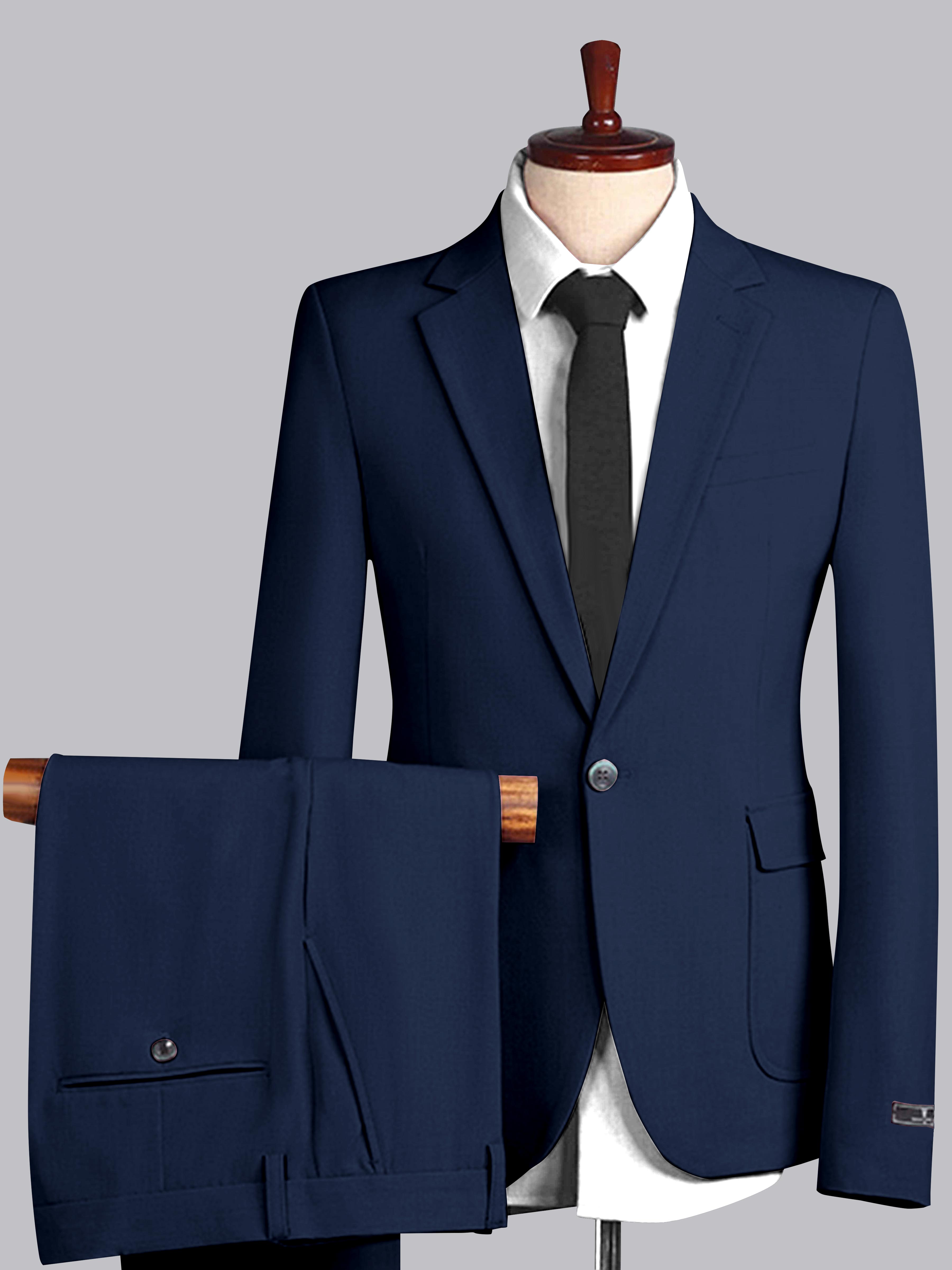 Men's Slim Fit One Button 2 Pieces Wedding Suits