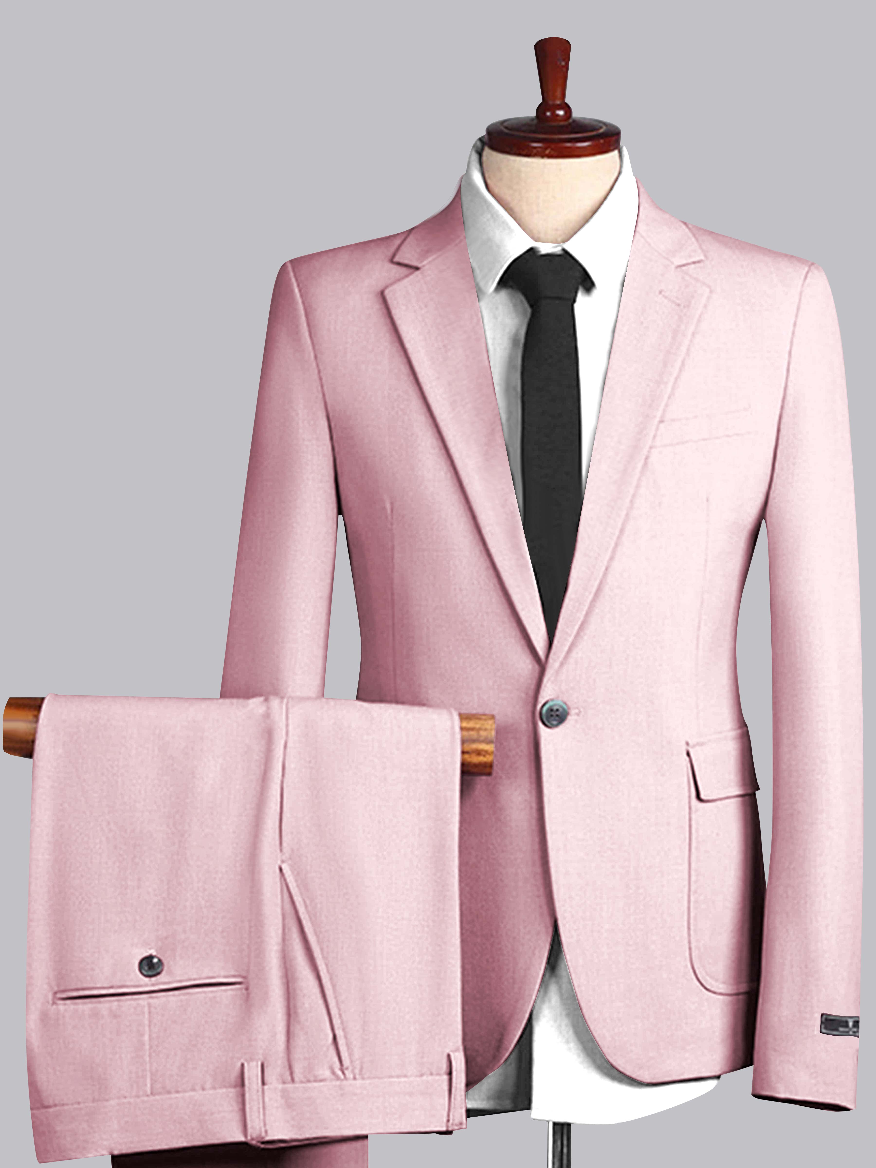 Men's Slim Fit One Button 2 Pieces Wedding Suits